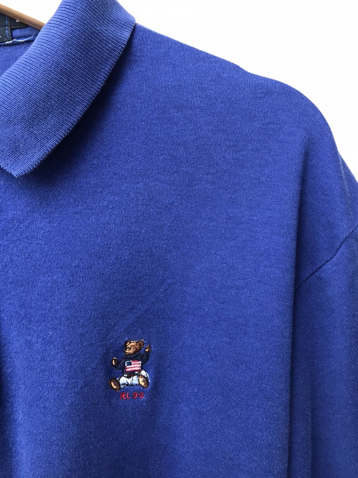Polo Ralph Lauren Vintage 1992 Polo Ralph Lauren Collar Tee Size US XL / EU 56 / 4 - 4 Thumbnail