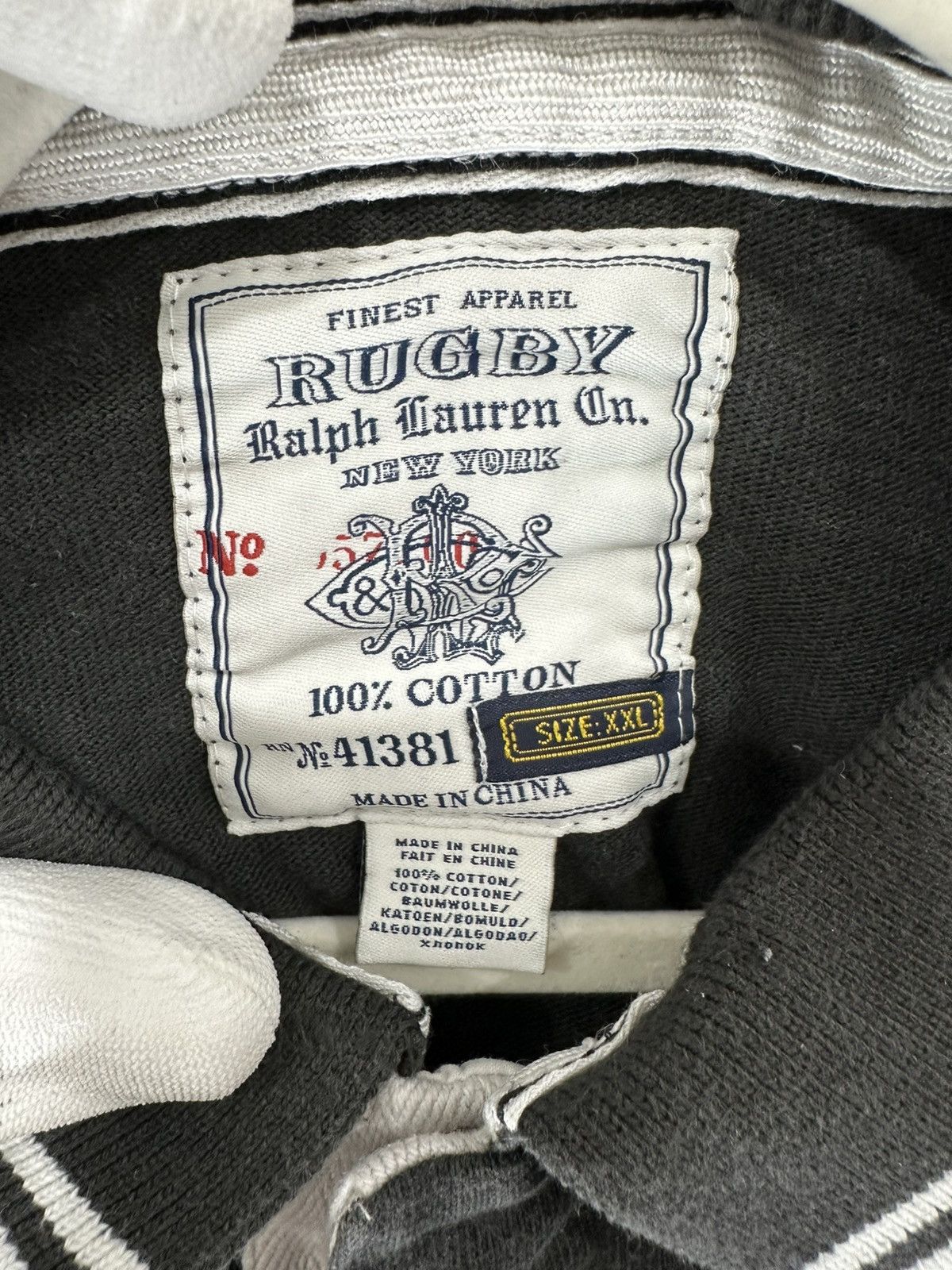 Rugby Ralph Lauren Rugby Ralph Lauren New Zealand Rugby Charcoal Grey XXL Size US XXL / EU 58 / 5 - 6 Thumbnail