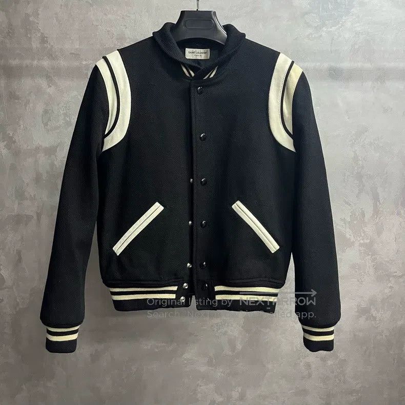 Saint Laurent Paris Saint Laurent Paris Classic Black and White Striped Single Size US M / EU 48-50 / 2 - 1 Thumbnail