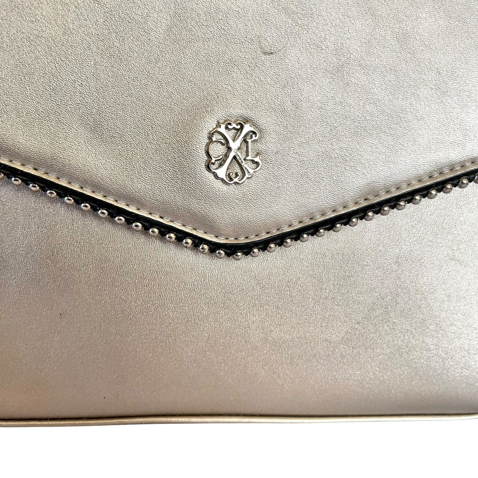 Christian Lacroix Christian Lacroix CXL Silver Faux Leather Crossbody Handbag Size ONE SIZE - 7 Thumbnail