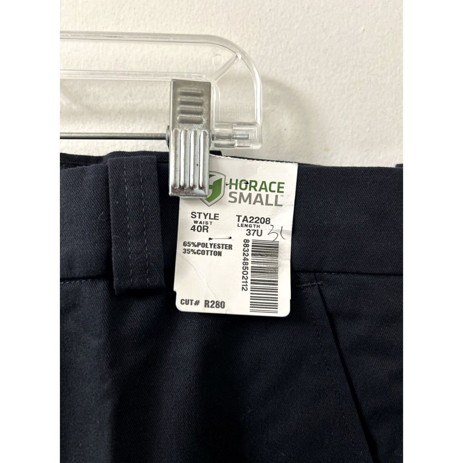 Vintage VINTAGE Horace Small Work Pants Mens 40x31 Navy Blue Polyester Cotton Uniform NWT Navy Mens Pants 40x31 Blue NWT Size US 40 / EU 56 - 5 Thumbnail