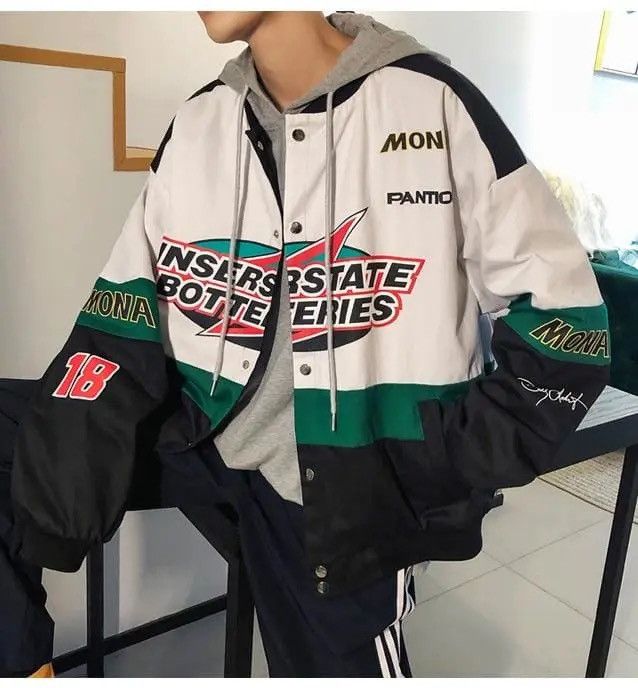 Vintage Vintage NASCAR Formula 1 Interstate Botteries Racing Jacket Size US XL / EU 56 / 4 - 3 Thumbnail