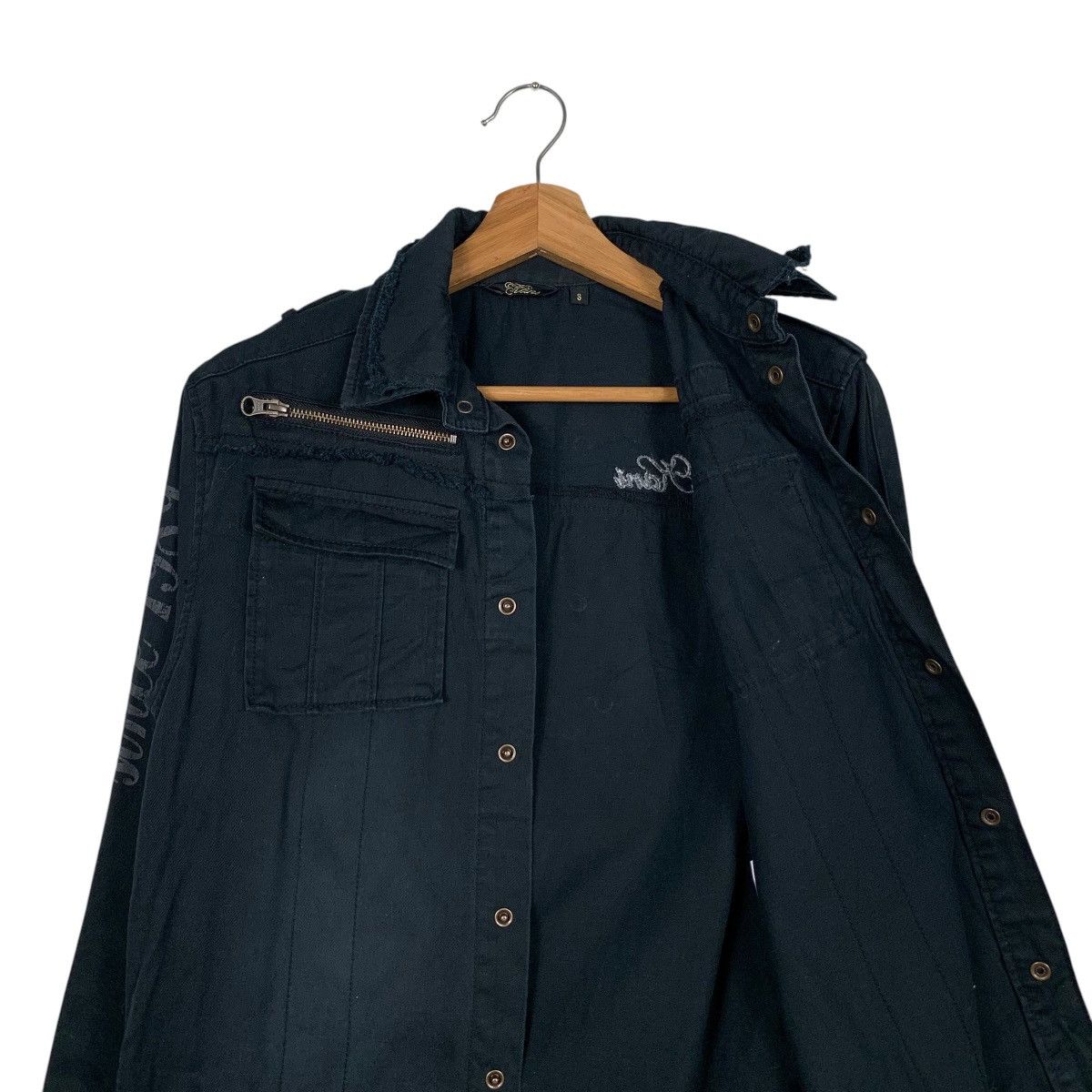 Karl Kani KARL KANI Button Shirt Jacket Women's Size S #1831-C79 Size S / US 4 / IT 40 - 10 Thumbnail