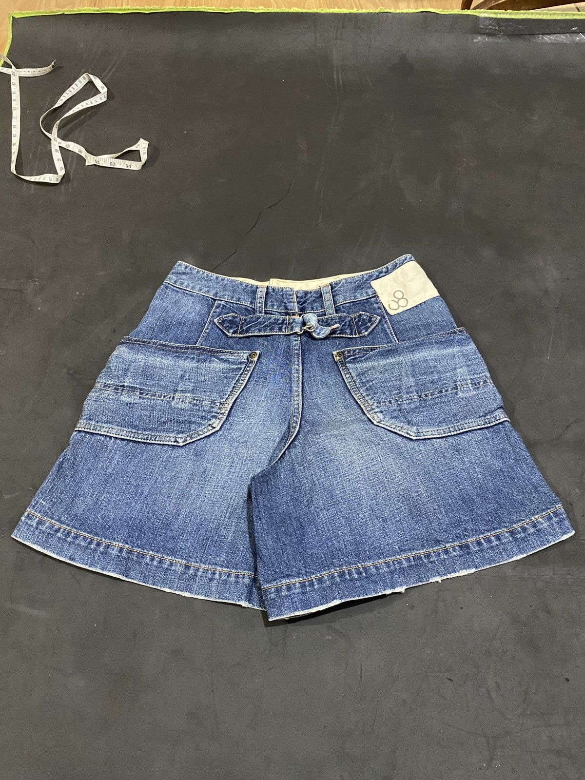 Johnbull 💸BINDINGOFFER💸Johnbull Buckel Short Jeans Pants Size US 27 - 4 Thumbnail