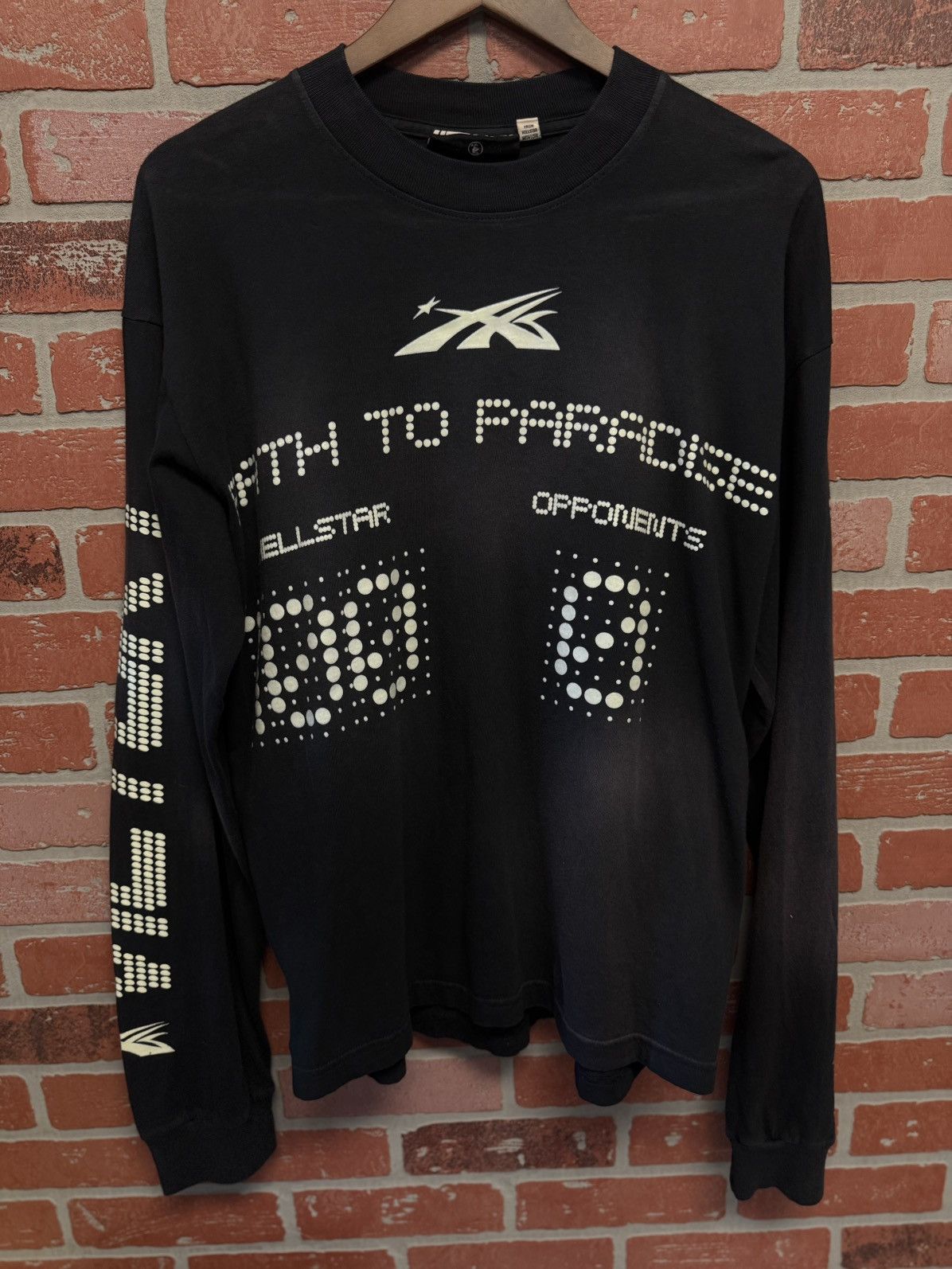 HELLSTAR Hellstar Long Sleeve Goal Tee Shirt Size M (NEW) Size US M / EU 48-50 / 2 - 1 Thumbnail