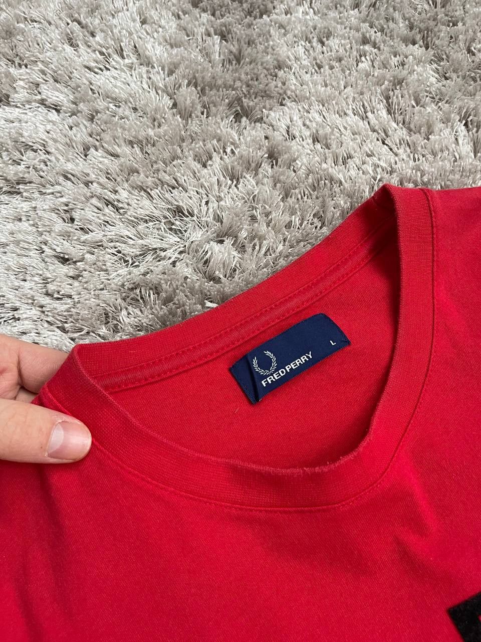 Fred Perry × Streetwear × Vintage vintage big logo fred perry tee Size US L / EU 52-54 / 3 - 3 Thumbnail