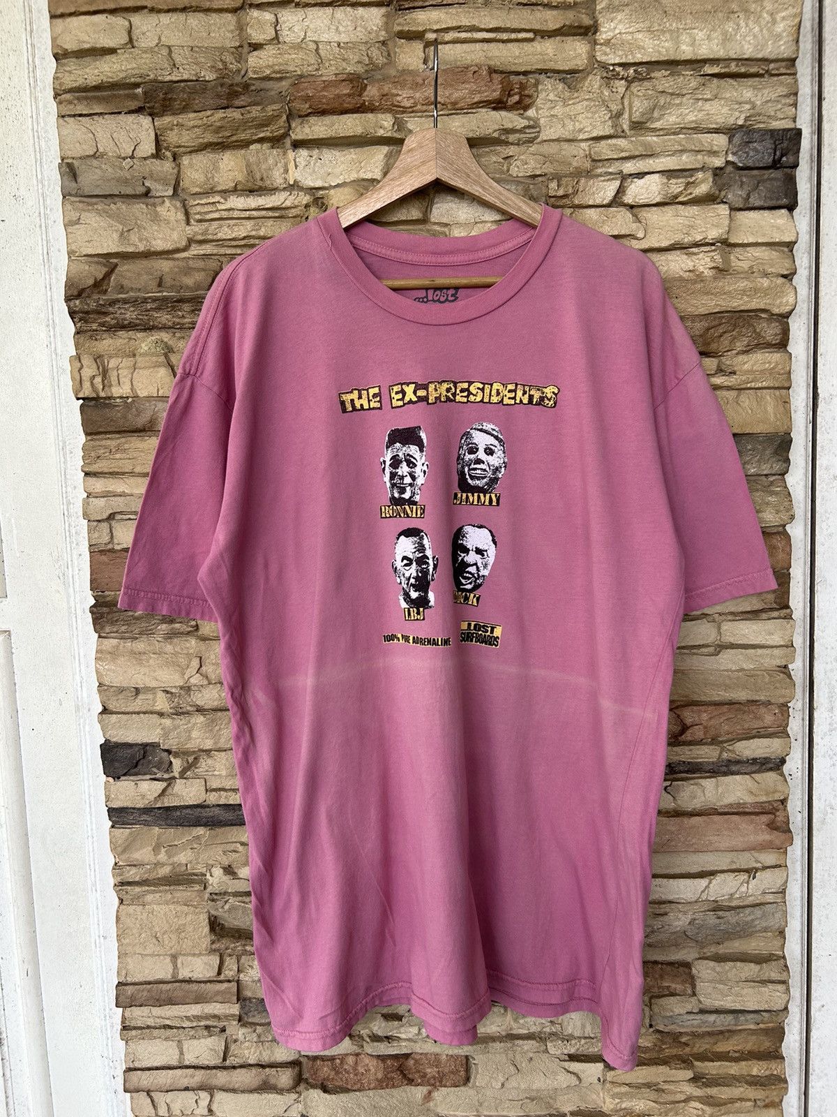Lost Enterprises Vintage Lost Enterprises The Ex-Presidents Skateboard Tees Size US XL / EU 56 / 4 - 1 Thumbnail