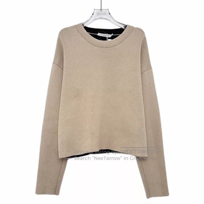 Dior Dior Animal Series Light Brown Back Printed Cashmere Round Size XS / US 0-2 / IT 36-38 - 1 Thumbnail