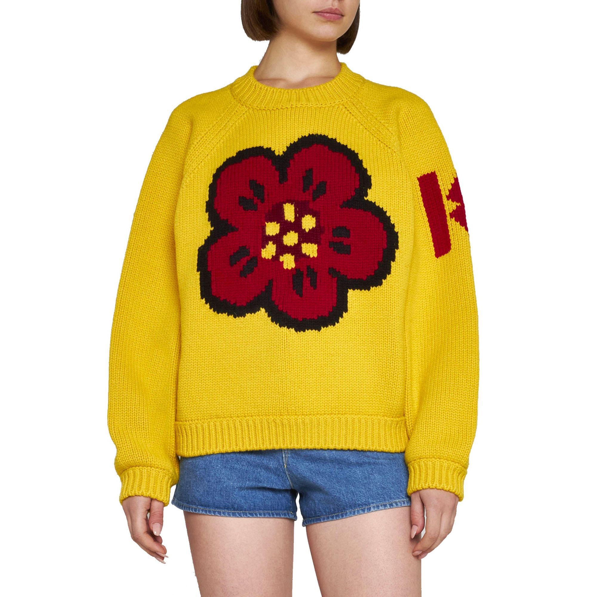 Kenzo o1y1025 Crewneck Sweater in Multicolor Size M / US 6-8 / IT 42-44 - 2 Thumbnail