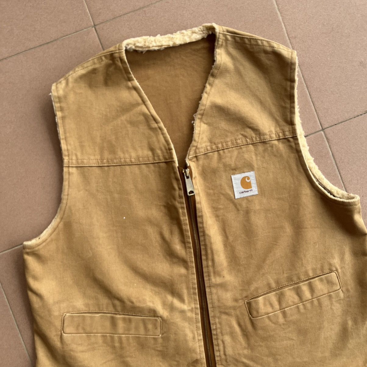 Carhartt × Vintage Carhart duck Brown Vest Size US L / EU 52-54 / 3 - 17 Thumbnail