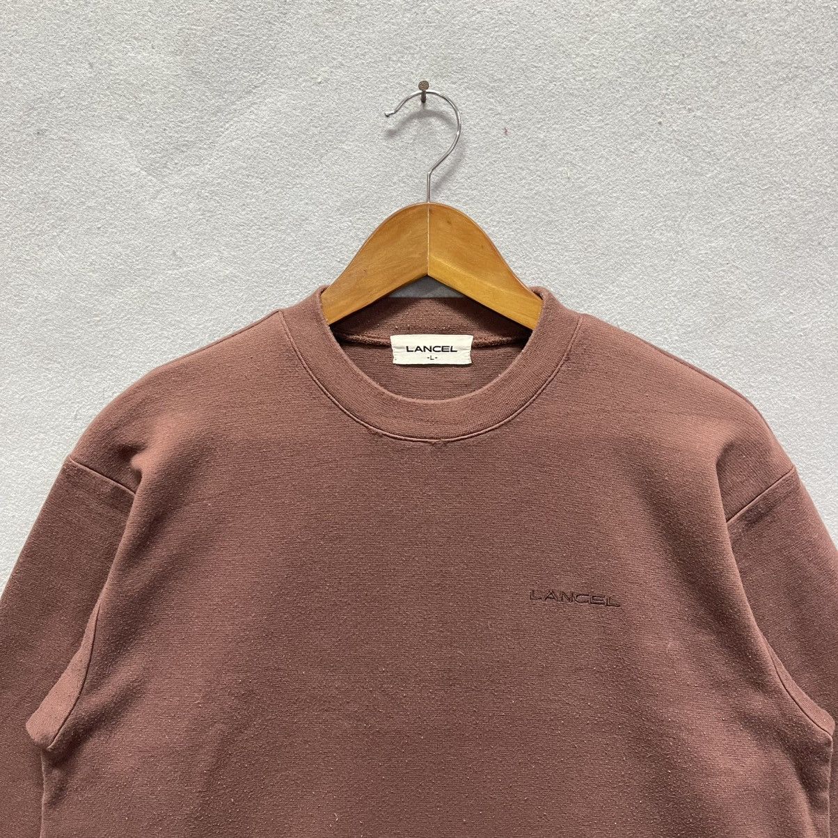 Lancel Vintage LANCEL Long Sleeve Sweatshirt (Made in Japan) Size US L / EU 52-54 / 3 - 2 Thumbnail