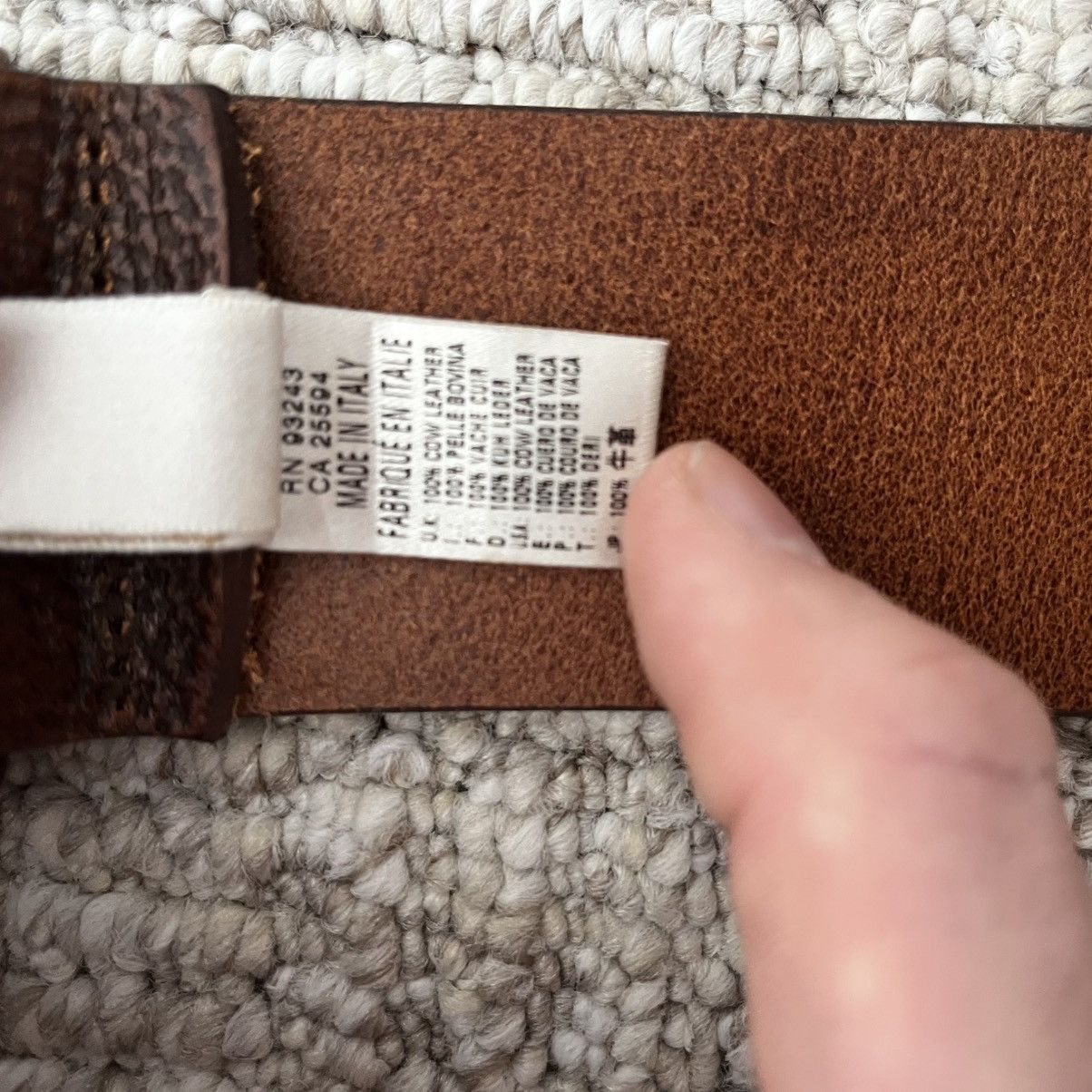 Diesel Diesel Vintage Belt Size 36 - 6 Thumbnail