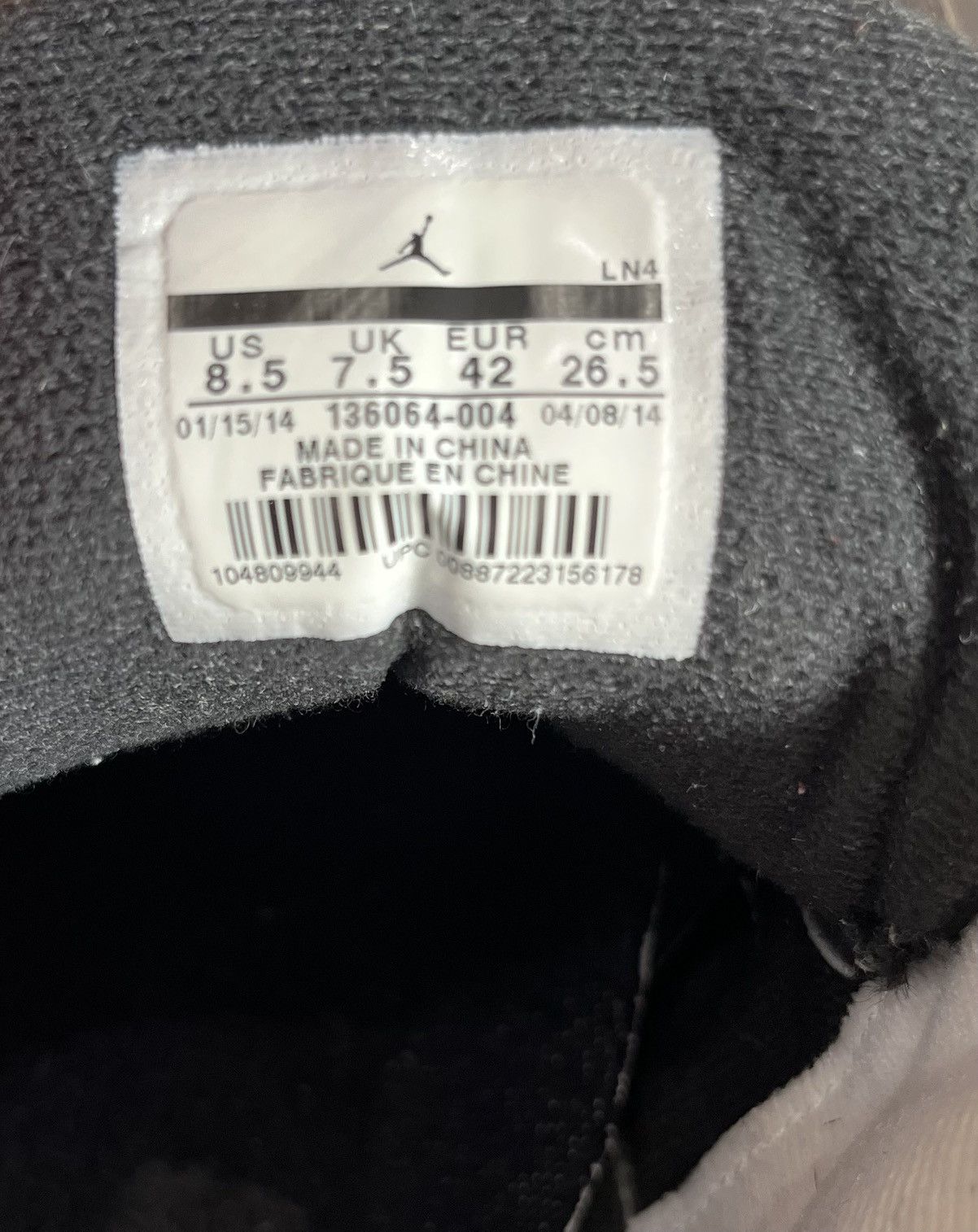 Jordan Brand Air Jordan 3 Retro Wolf Grey Size US 8.5 / EU 41-42 - 6 Thumbnail