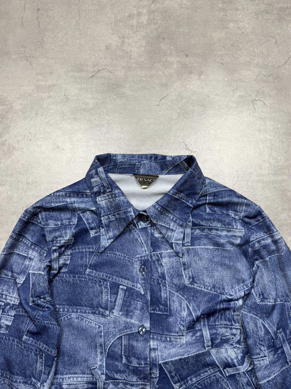 Versace Versace Vintage Shirt Size S / US 4 / IT 40 - 2 Thumbnail
