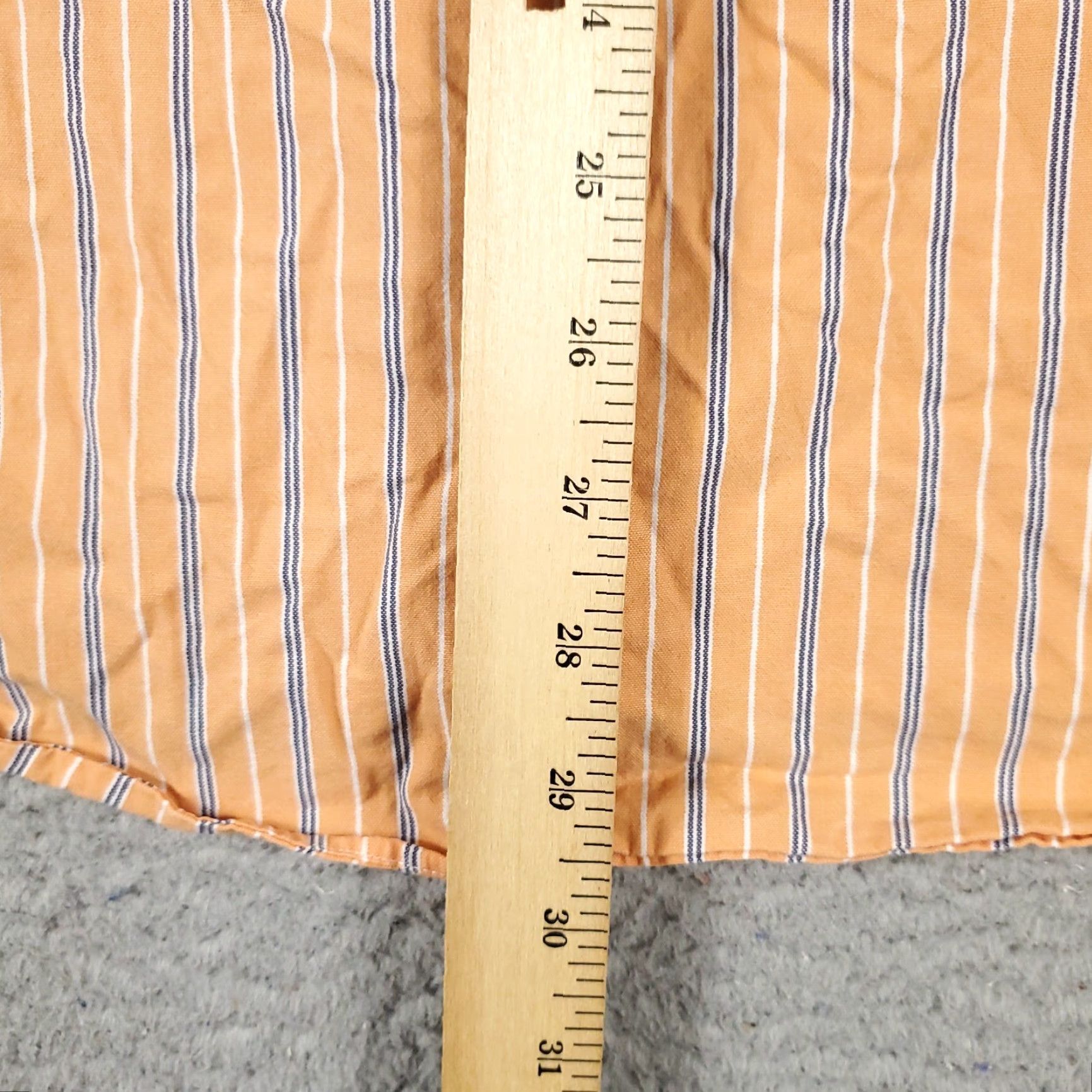 Ralph Lauren Ralph Lauren Shirt Mens XL Orange Striped Button-Up Long Sleeve Polo Style Button-Down Collared Classic Preppy Size US XL / EU 56 / 4 - 7 Thumbnail