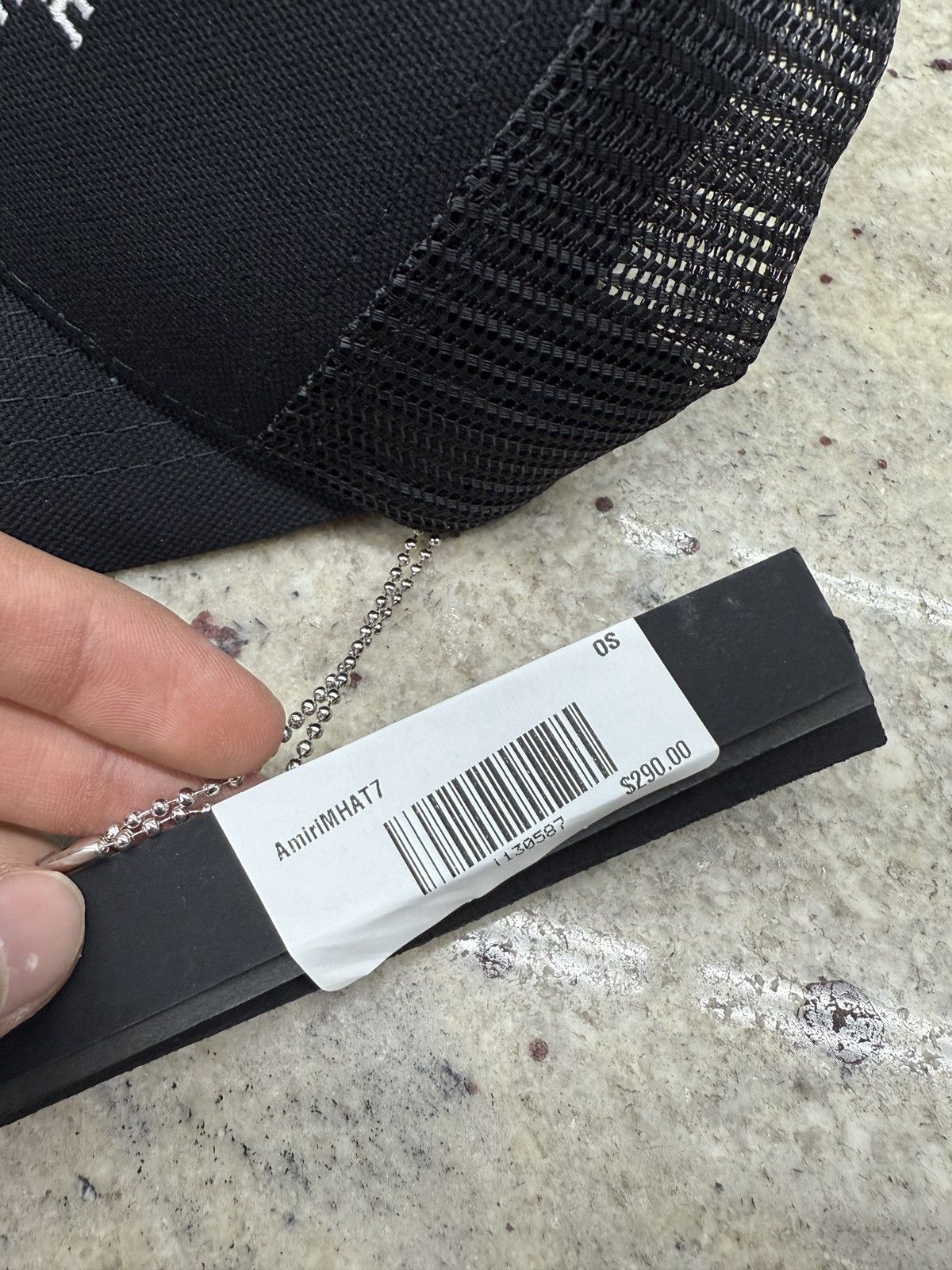 Amiri Amiri Beverly Hills Black Trucker Hat Size ONE SIZE - 4 Thumbnail