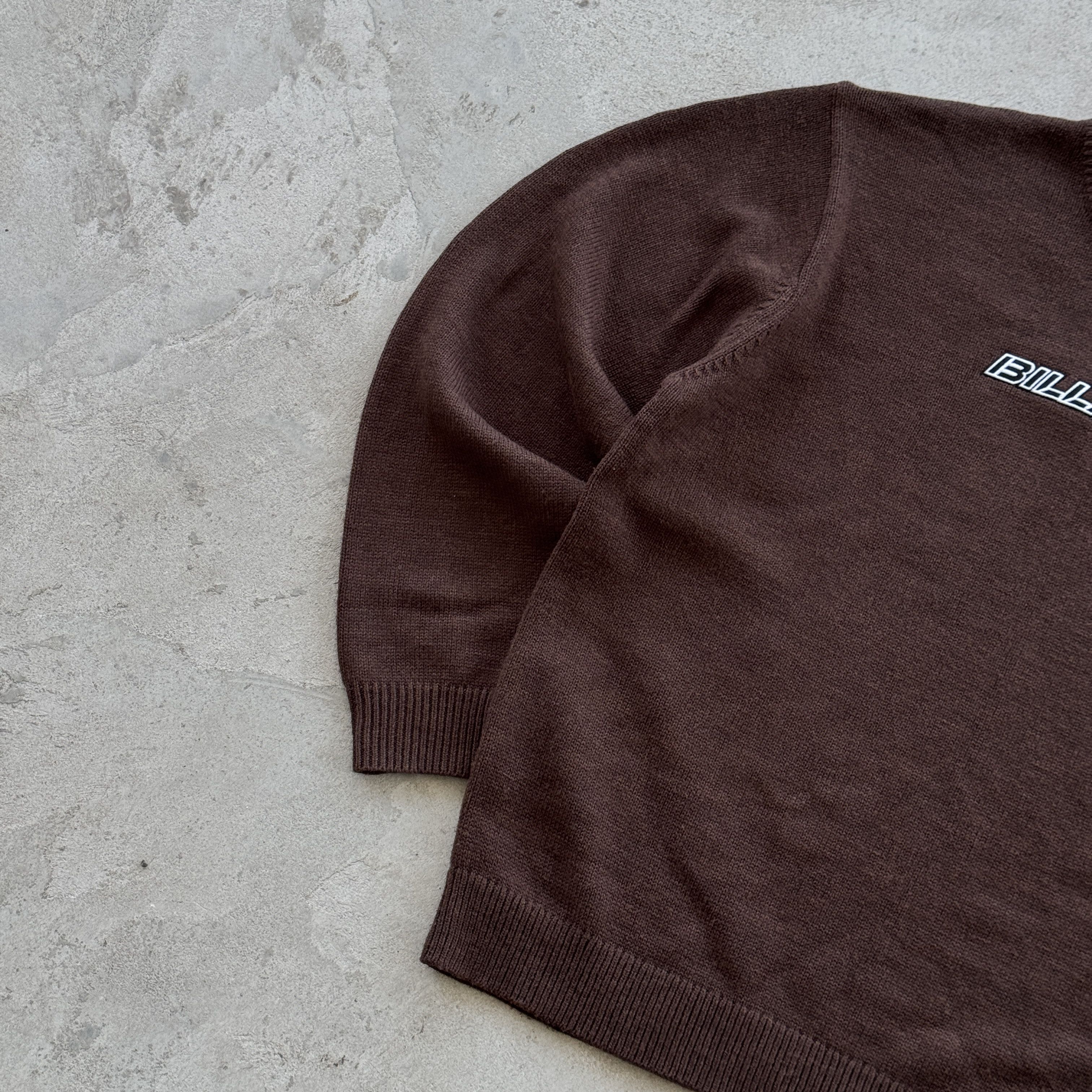 Billabong Billabong Vintage Brown Knit Sweater Spell Out Logo Size XL Size US XL / EU 56 / 4 - 3 Thumbnail