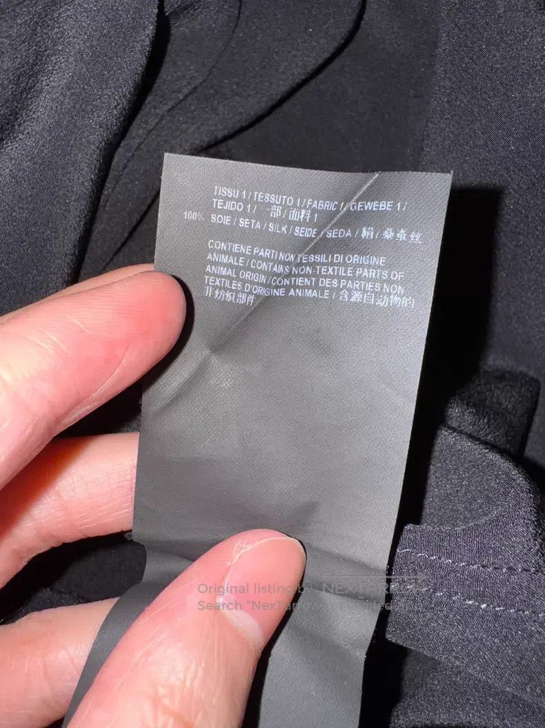 Saint Laurent Paris Saint Laurent Paris Matte Mulberry Silk Basic Black Samura Size M / US 6-8 / IT 42-44 - 6 Thumbnail