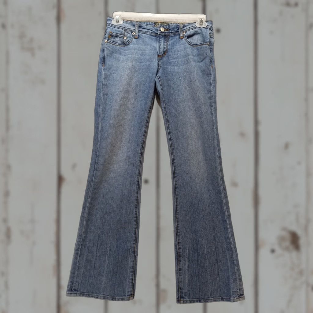 Vintage Seven7 Flare Jeans Women's Blue Medium Wash Denim SZ 29 RN 109890 Size 29" - 1 Thumbnail