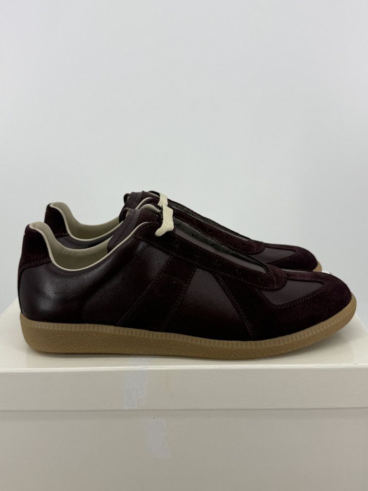 Maison Margiela GAT Low Burgundy Purple Size US 9 / EU 42 - 1 Thumbnail
