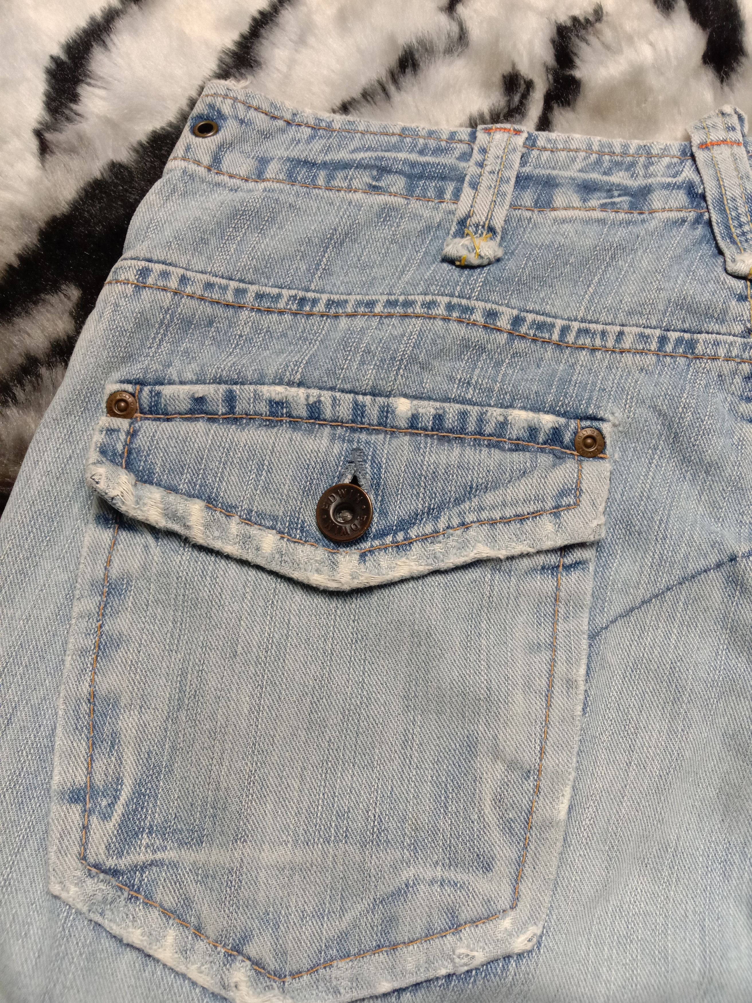 Edwin × Vintage Distressed Jean Edwin Bushpants Size US 30 / EU 46 - 20 Thumbnail