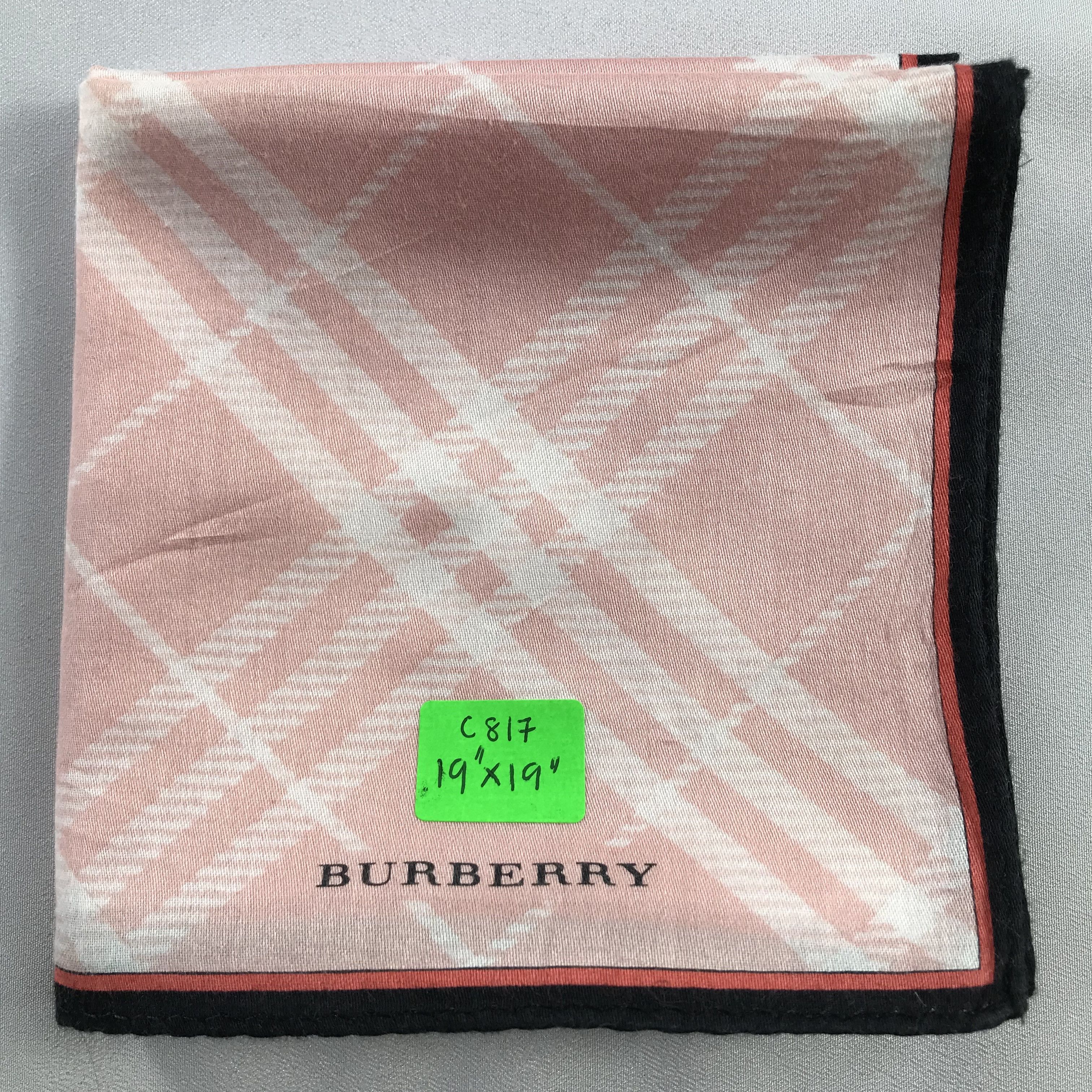 Burberry Burberry Handkerchief / Bandana / Neckerchief C817 Size ONE SIZE - 7 Thumbnail
