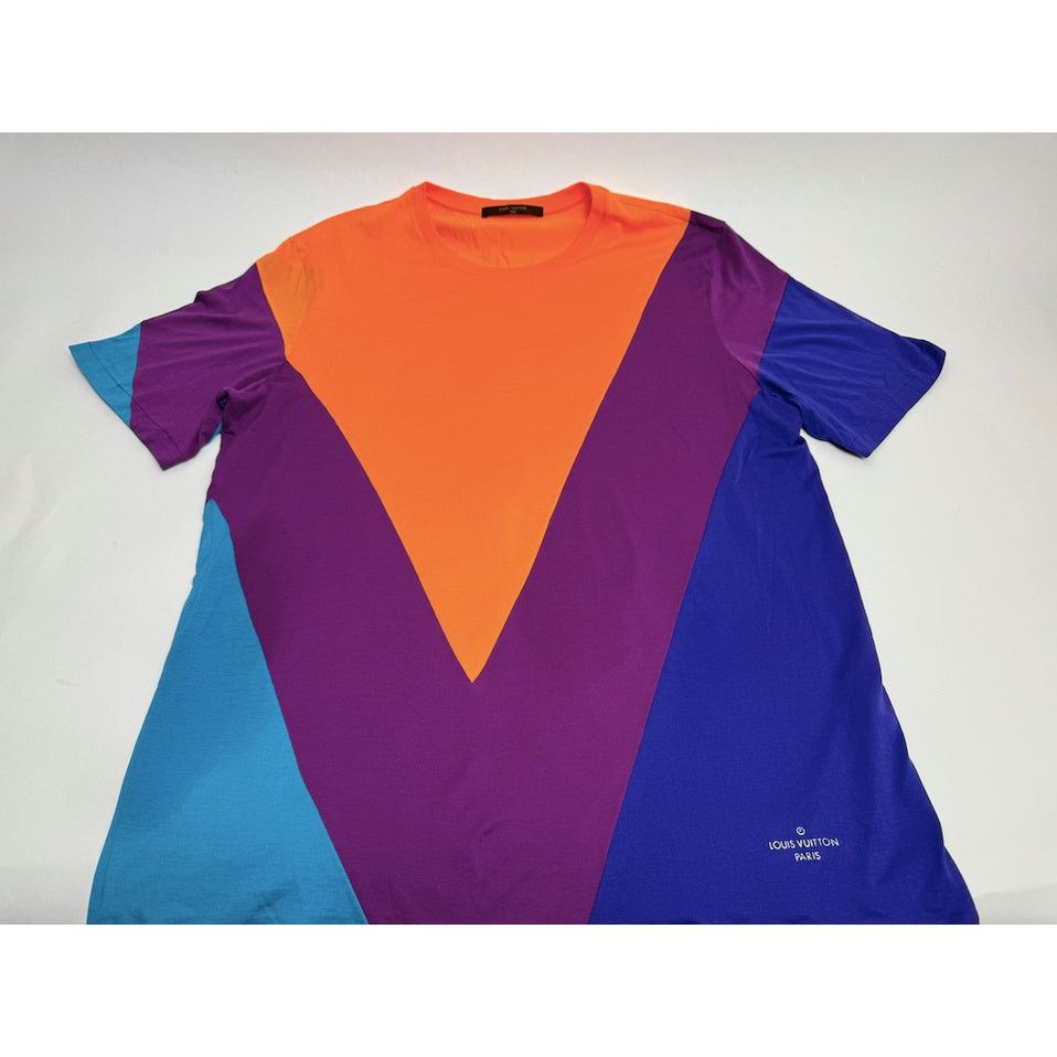 Louis Vuitton Men's Louis Vuitton LV Colorblock Pattern T-Shirt Size XL Size US XL / EU 56 / 4 - 13 Thumbnail