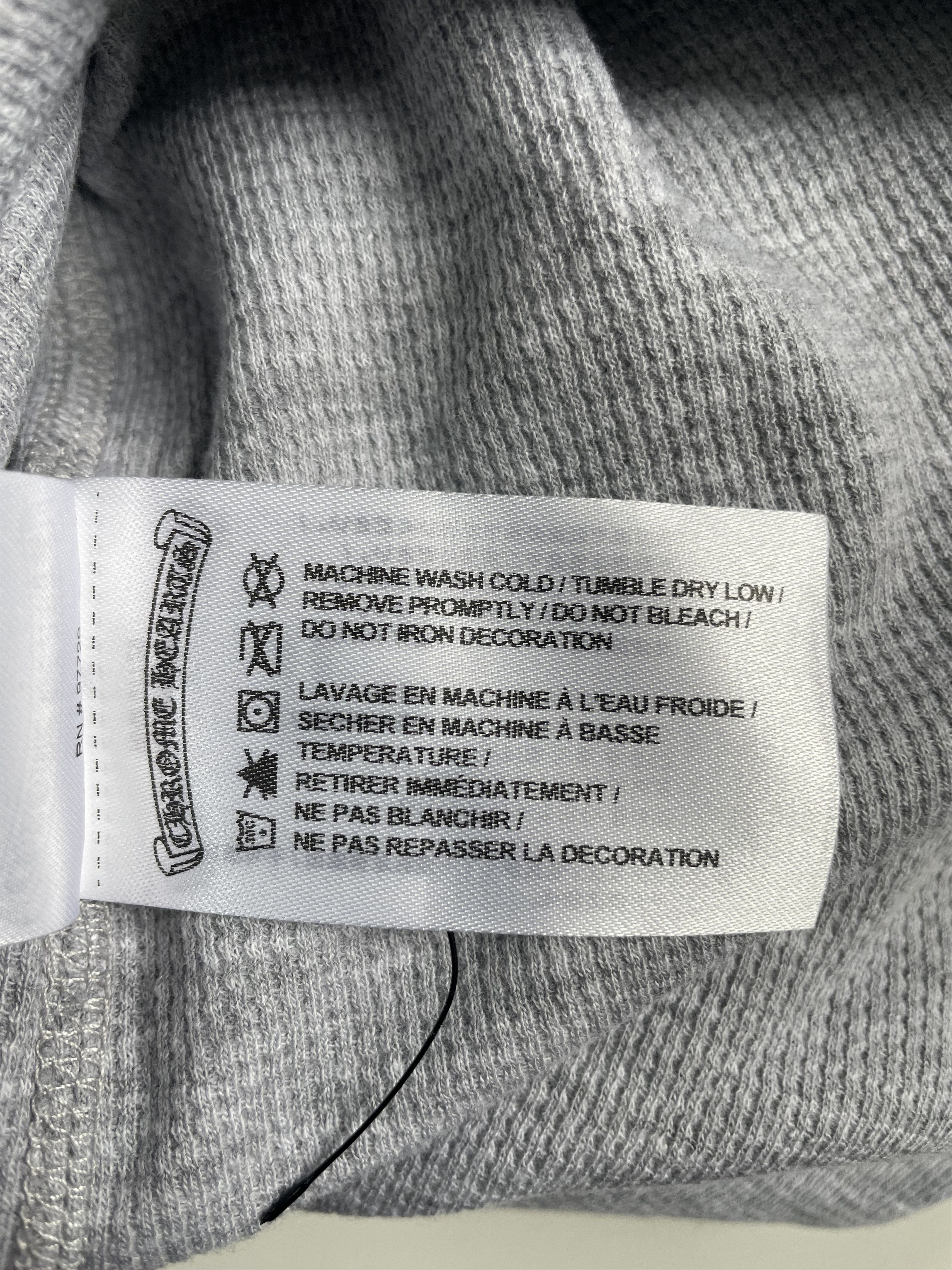 Chrome Hearts Chrome Hearts Scroll Logo Sleeve Waffle Thermal Shirt Size M / US 6-8 / IT 42-44 - 10 Thumbnail