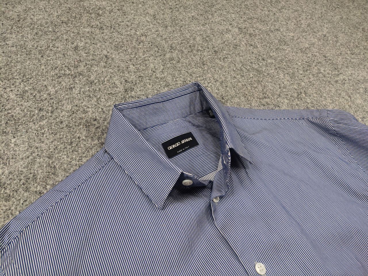Giorgio Armani Giorgio Armani Italy Design thin stripes Long sleeve shirt Size US M / EU 48-50 / 2 - 11 Thumbnail