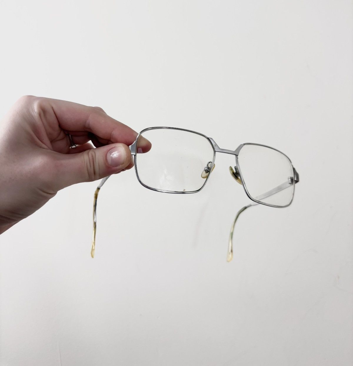 Other Vintage Barbudo Condor 100 Silver Metal Aviator Eyeglasses Size ONE SIZE - 1 Thumbnail