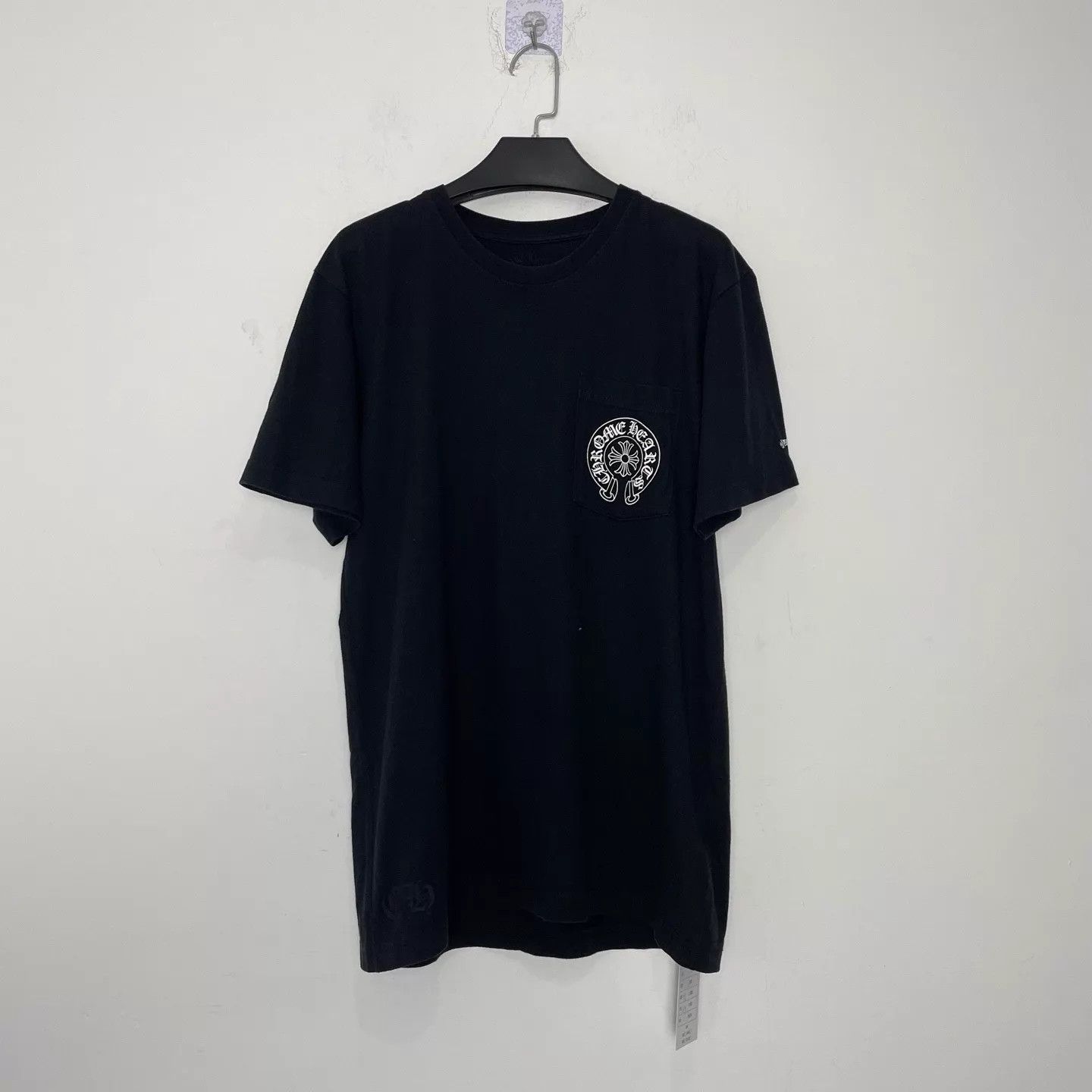 Chrome Hearts Chrome Hearts Miami Horseshoe Design Black T Shirt