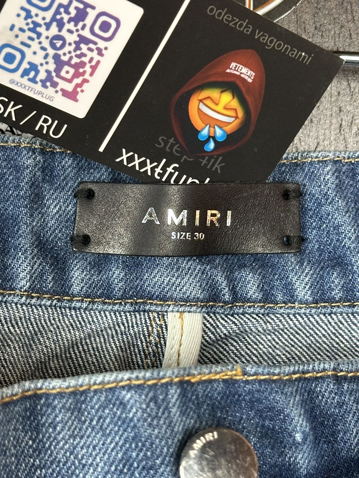 Amiri Amiri Flare Button up Jeans Denim 30 Size US 30 / EU 46 - 10 Thumbnail