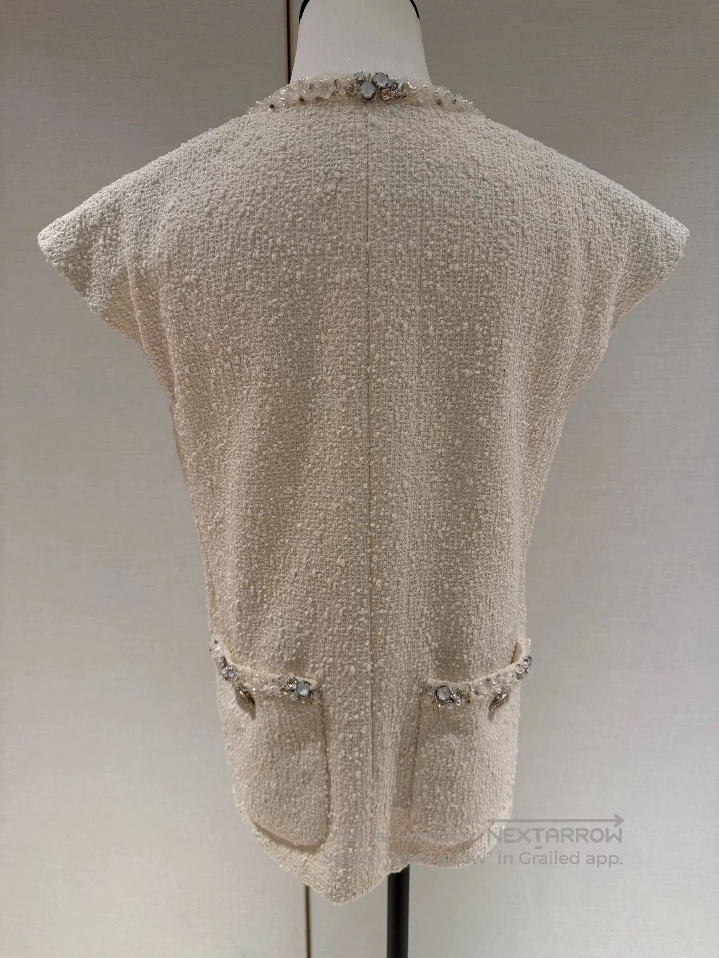 Chanel Chanel Equestrian White Beaded Vest. Size US S / EU 44-46 / 1 - 2 Thumbnail