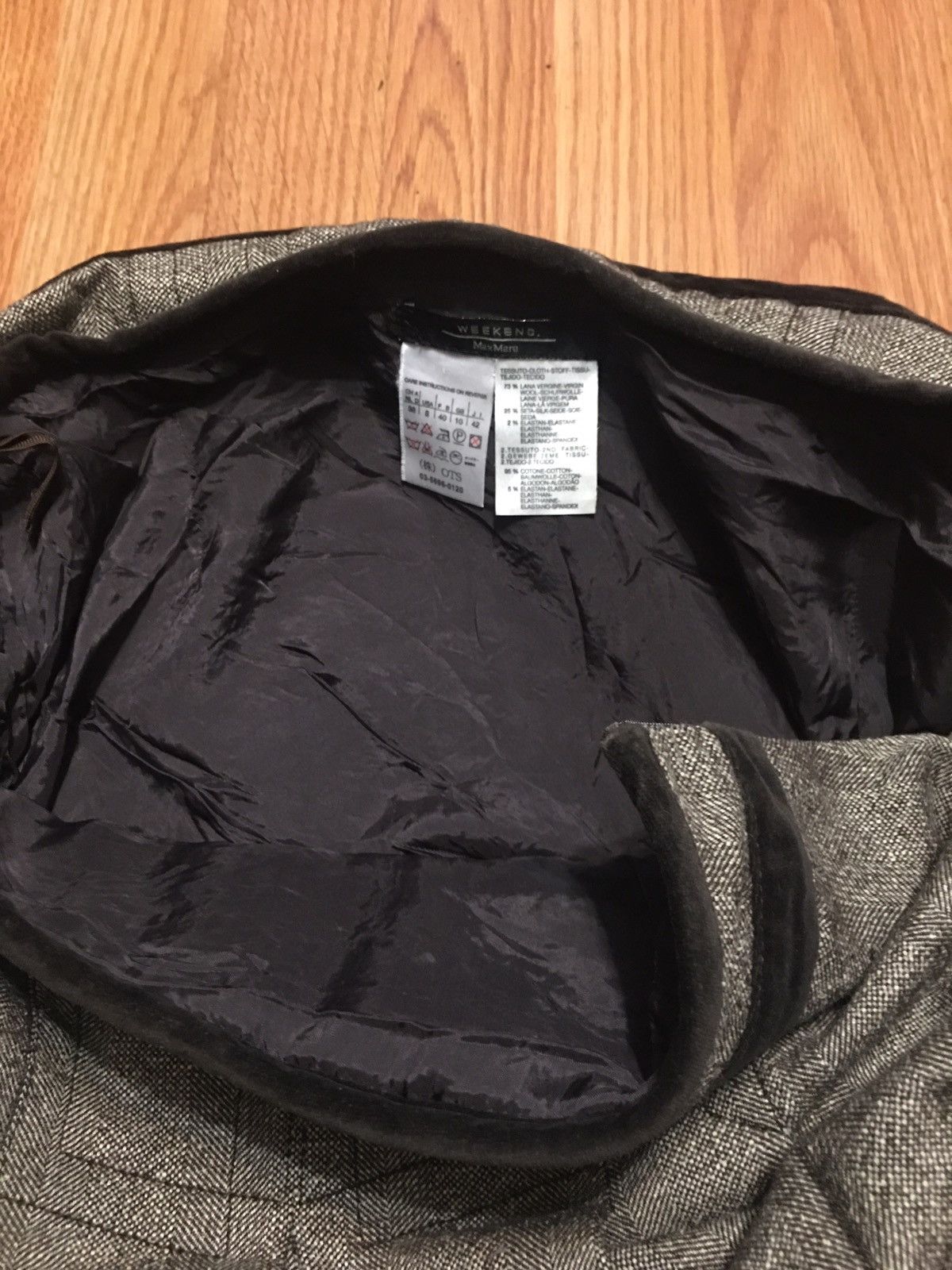 Max Mara Max Mara Weekend Pleated Wool Silk Skirt US 8 EU 40 Size 28" / US 6 / IT 42 - 10 Thumbnail