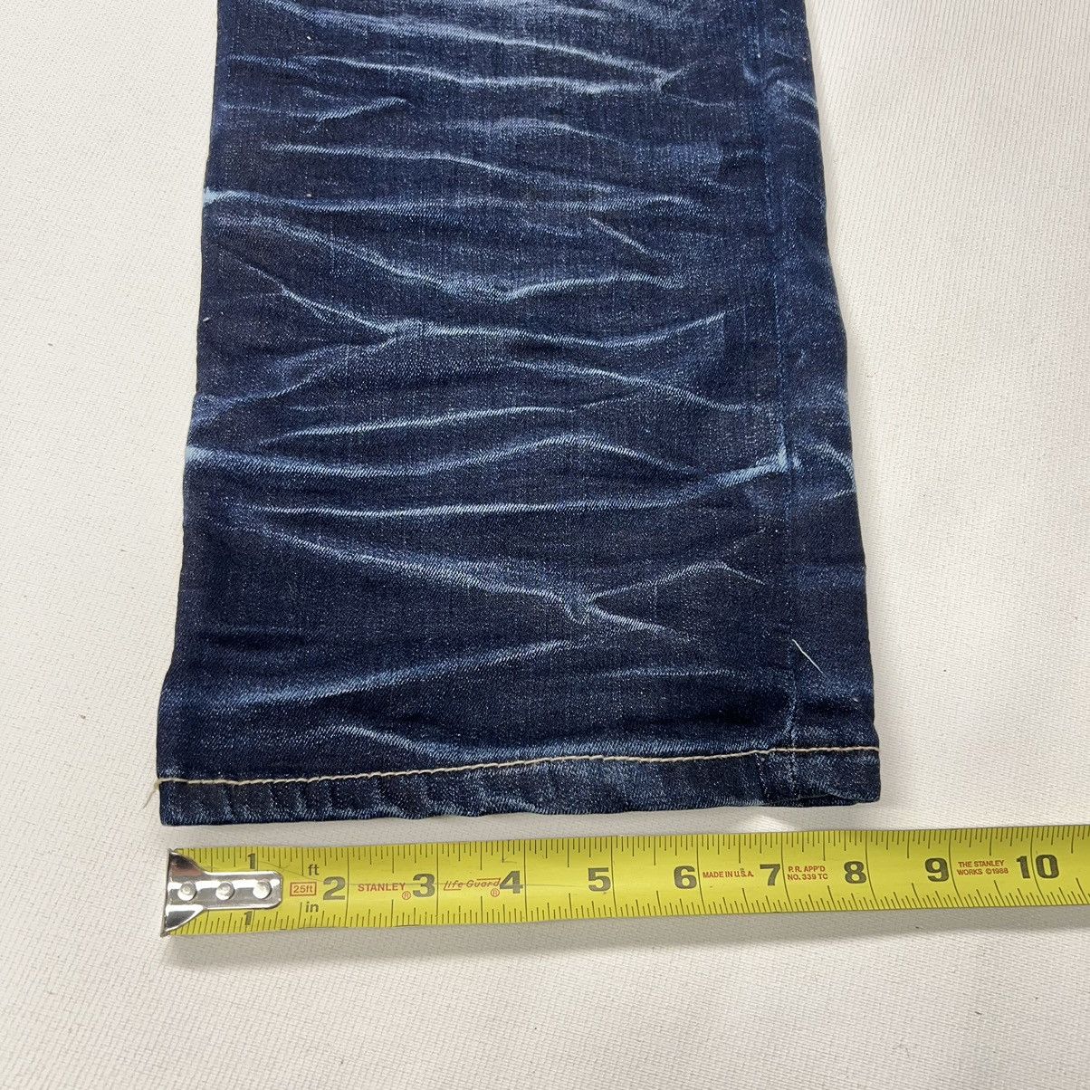 Vintage Copper Rivet Jeans Blue Denim Straight Y2K Hip Hop Baggy Size US 38 / EU 54 - 15 Thumbnail