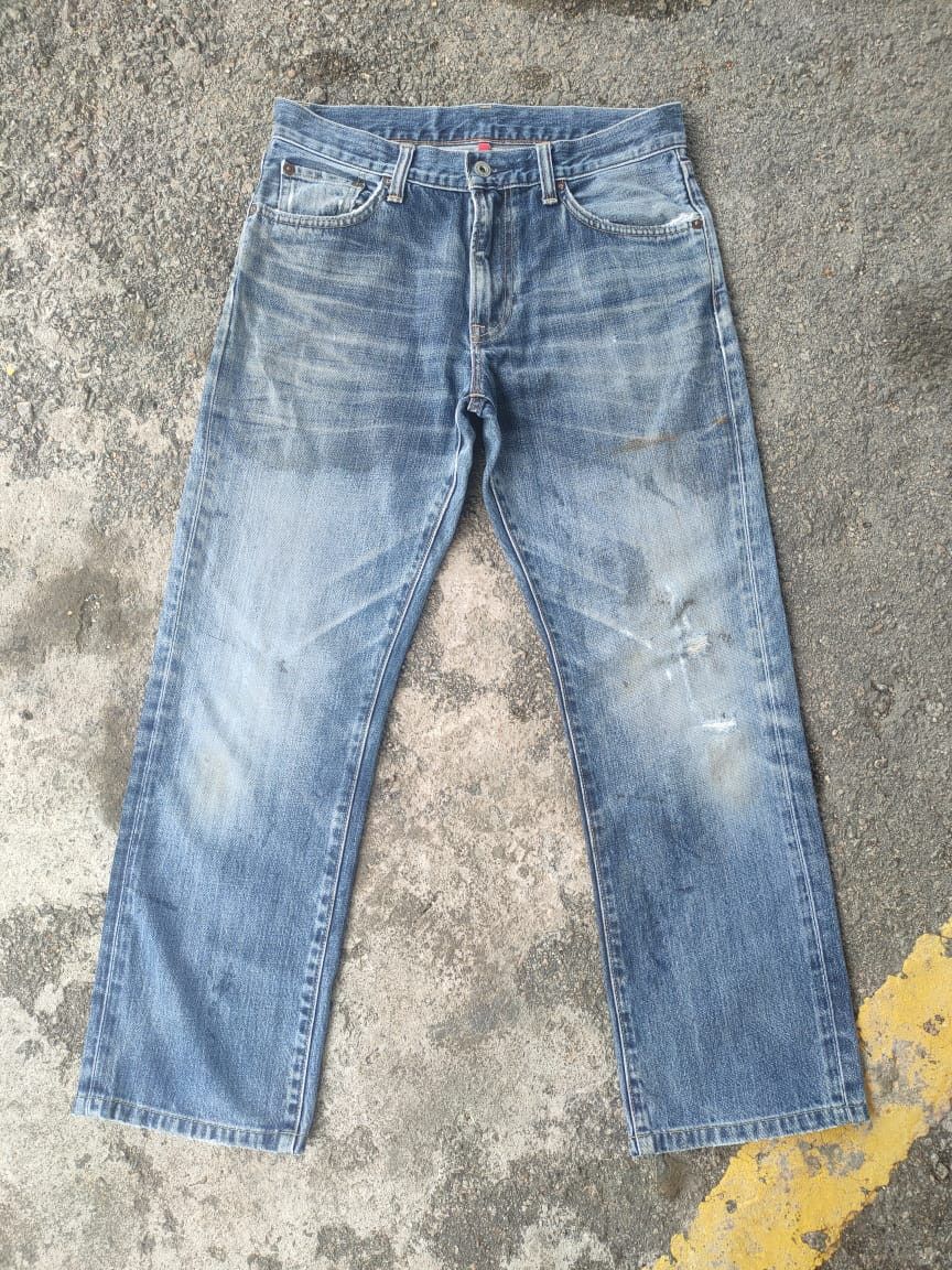 Japanese Brand VINTAGE JAPANESE FADED MUD WASHED JEANS DENIM PANTS Size US 32 / EU 48 - 1 Thumbnail