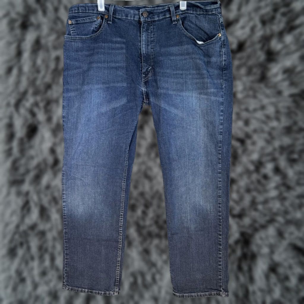 Levi's Levi's 559 Jeans Mens 38x30 Blue Straight Leg Denim Stretch Mid Rise 98 Cotton Size US 38 / EU 54 - 1 Thumbnail