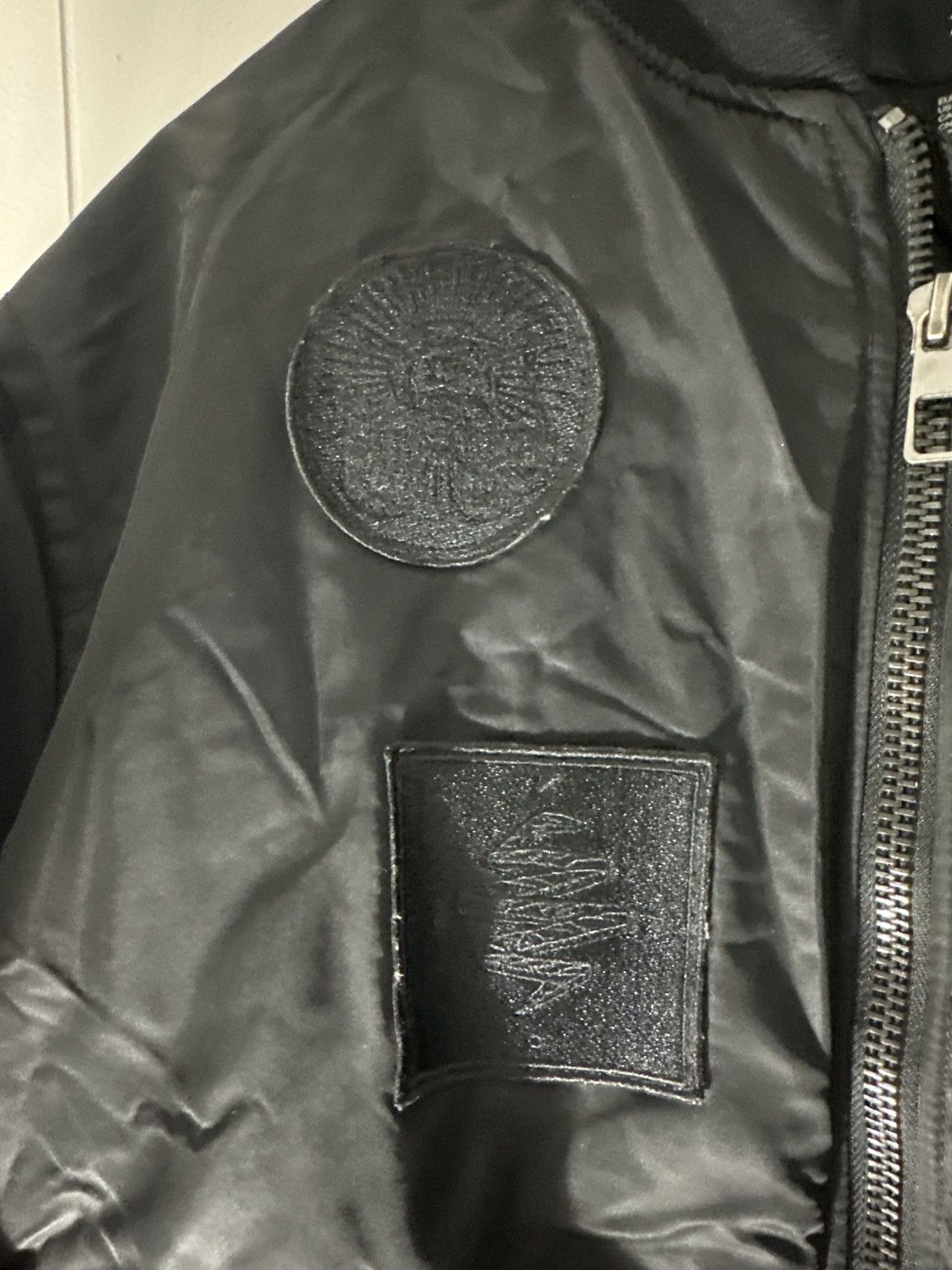 H&M × The Weeknd H&M x The Weeknd Black Patch Bomber Jacket Size L Size US L / EU 52-54 / 3 - 6 Thumbnail