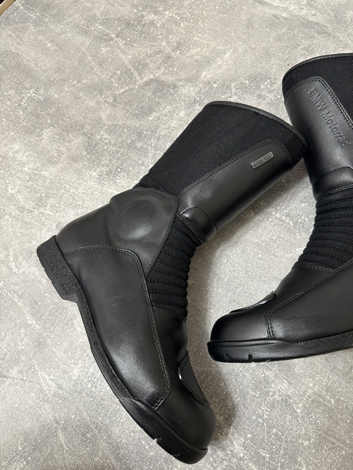 BMW Black Leather BMW Gore-Tex Moto Boots Size US 7.5 / EU 40-41 - 6 Thumbnail