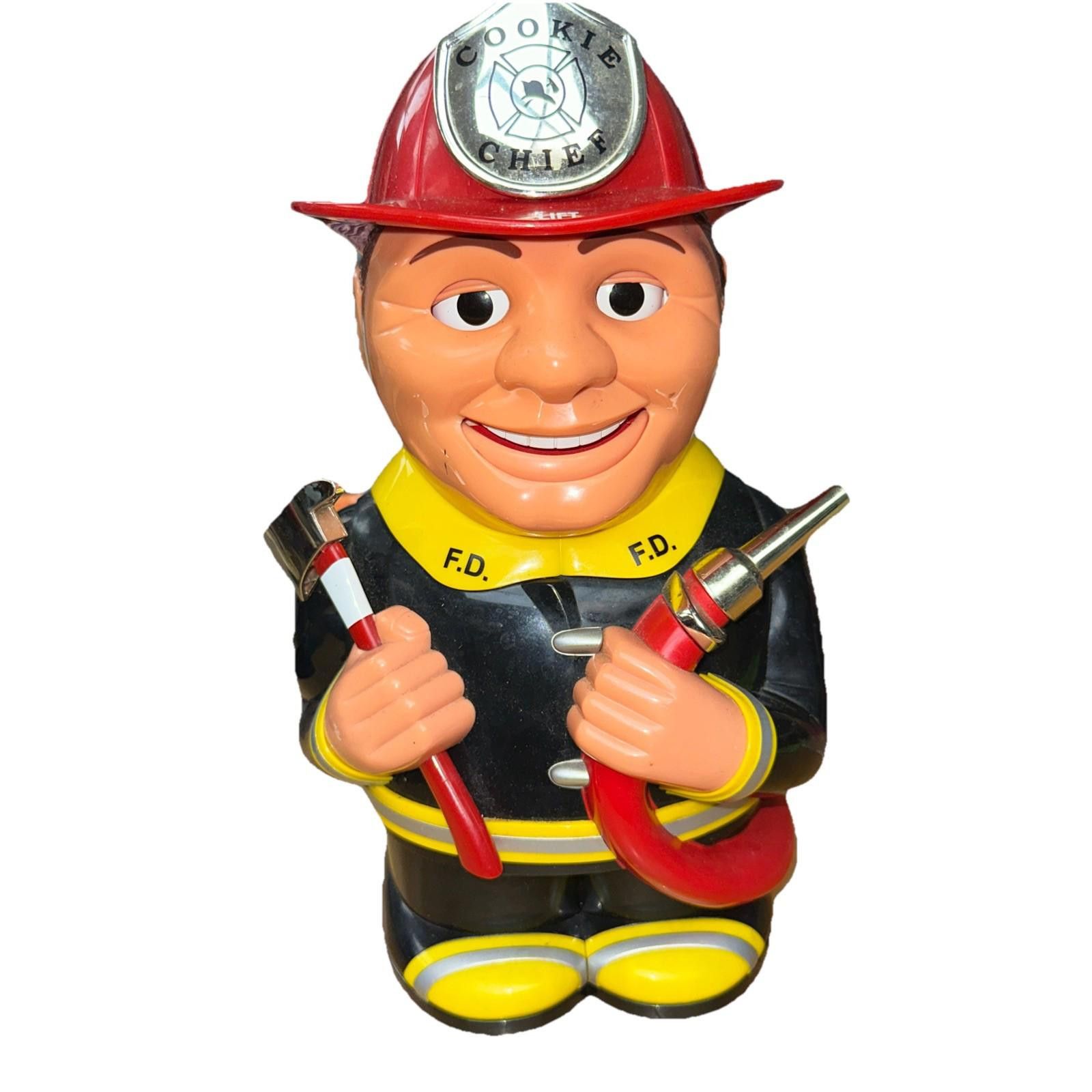 Other 2002 Fun-Damental 11” Fireman Cookie Jar Talks Size ONE SIZE - 1 Thumbnail