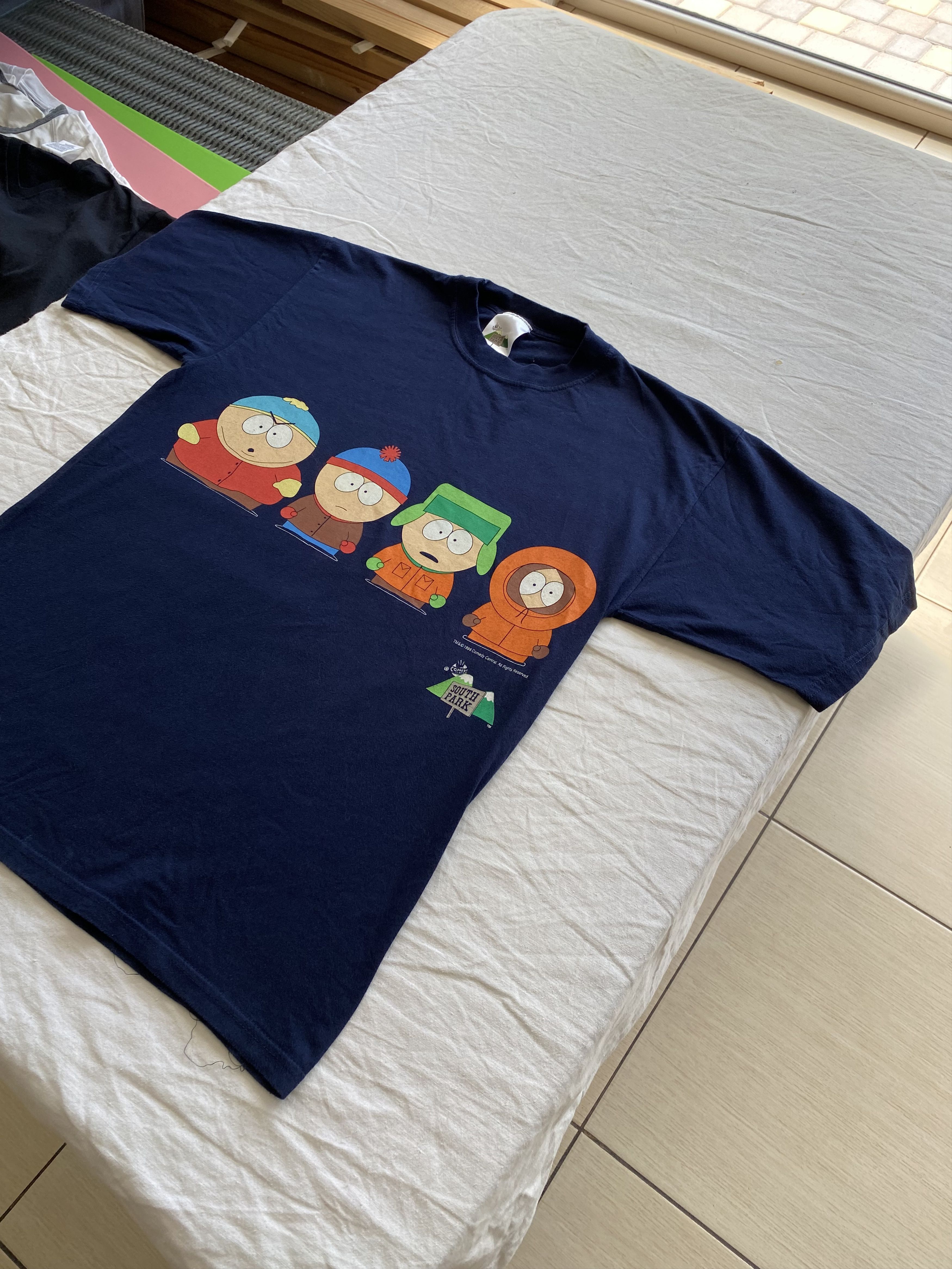 Cartoon Network South Park Vintage 1998 Navy Blue Cartoon Movie Tee Size US M / EU 48-50 / 2 - 15 Thumbnail