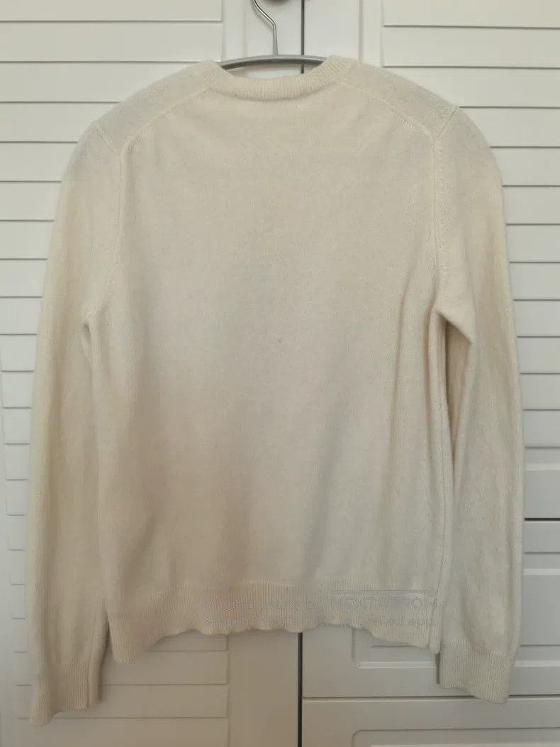 Comme des Garcons Comme Des Garcons White heart knit cardigan Size L / US 10 / IT 46 - 3 Thumbnail