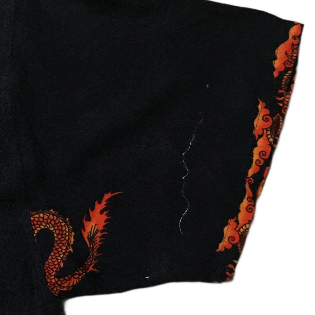 Vintage unknown brand black red dragon shirt Size US S / EU 44-46 / 1 - 7 Thumbnail