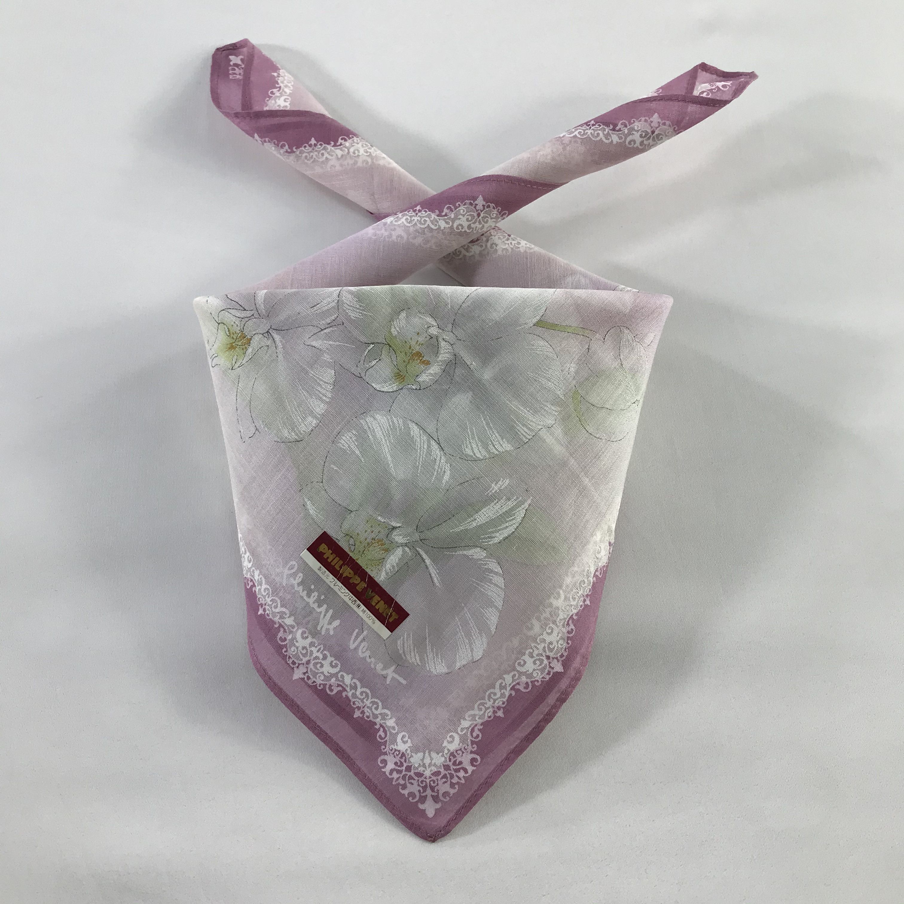 Vintage Philippe Venet Bandana / Handkerchief / Neckerchief - S559 Size ONE SIZE - 3 Thumbnail