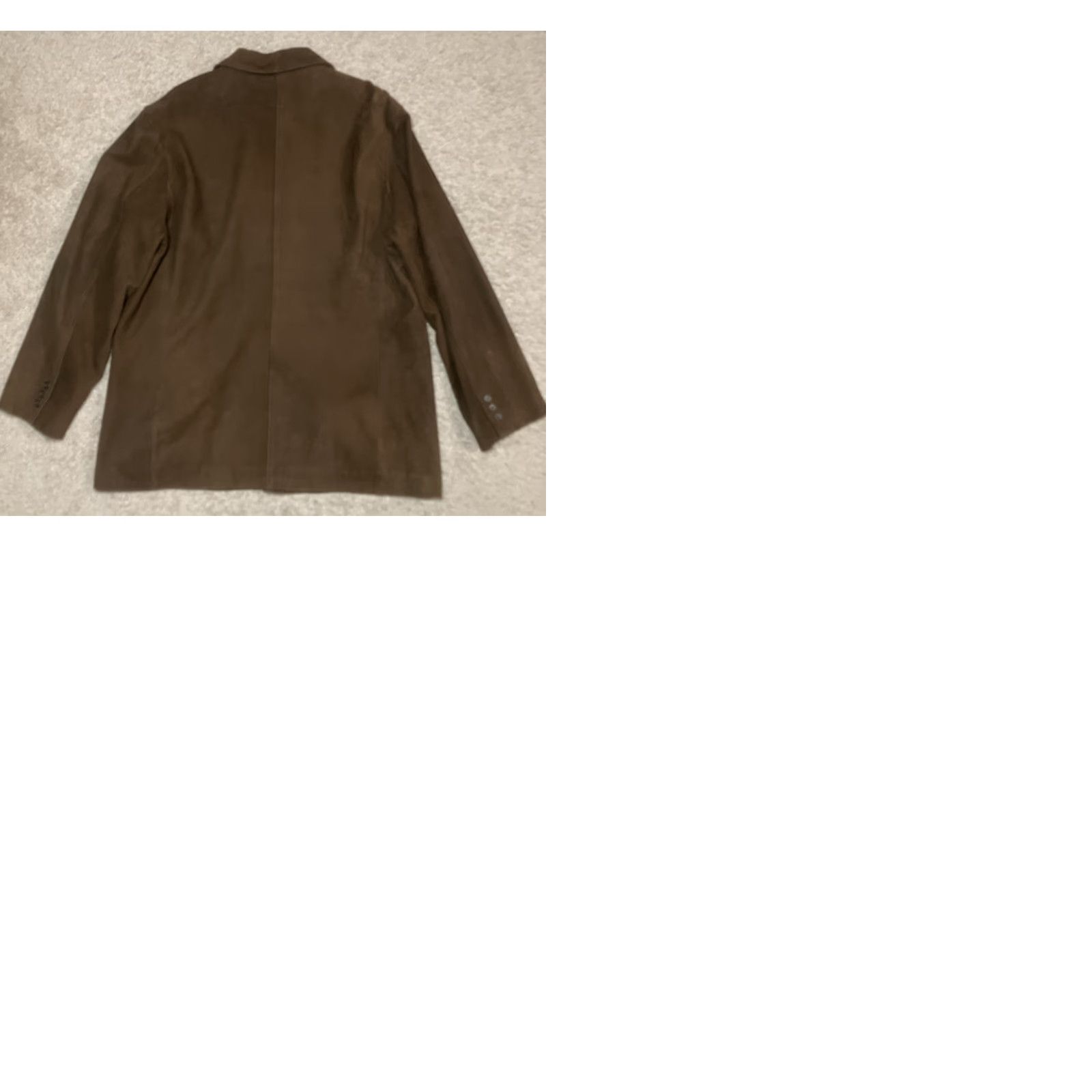 VINTAGE The Territory Ahead Blazer Jacket XL Brown Leather 3 Button Sports Mens