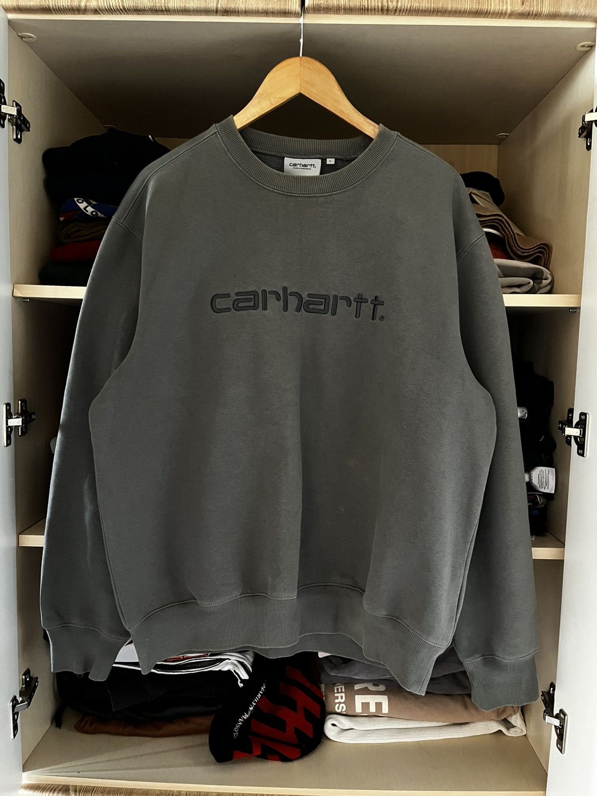 Carhartt Wip Carhartt WIP Big Logo Sweatshirt Size US L / EU 52-54 / 3 - 1 Thumbnail