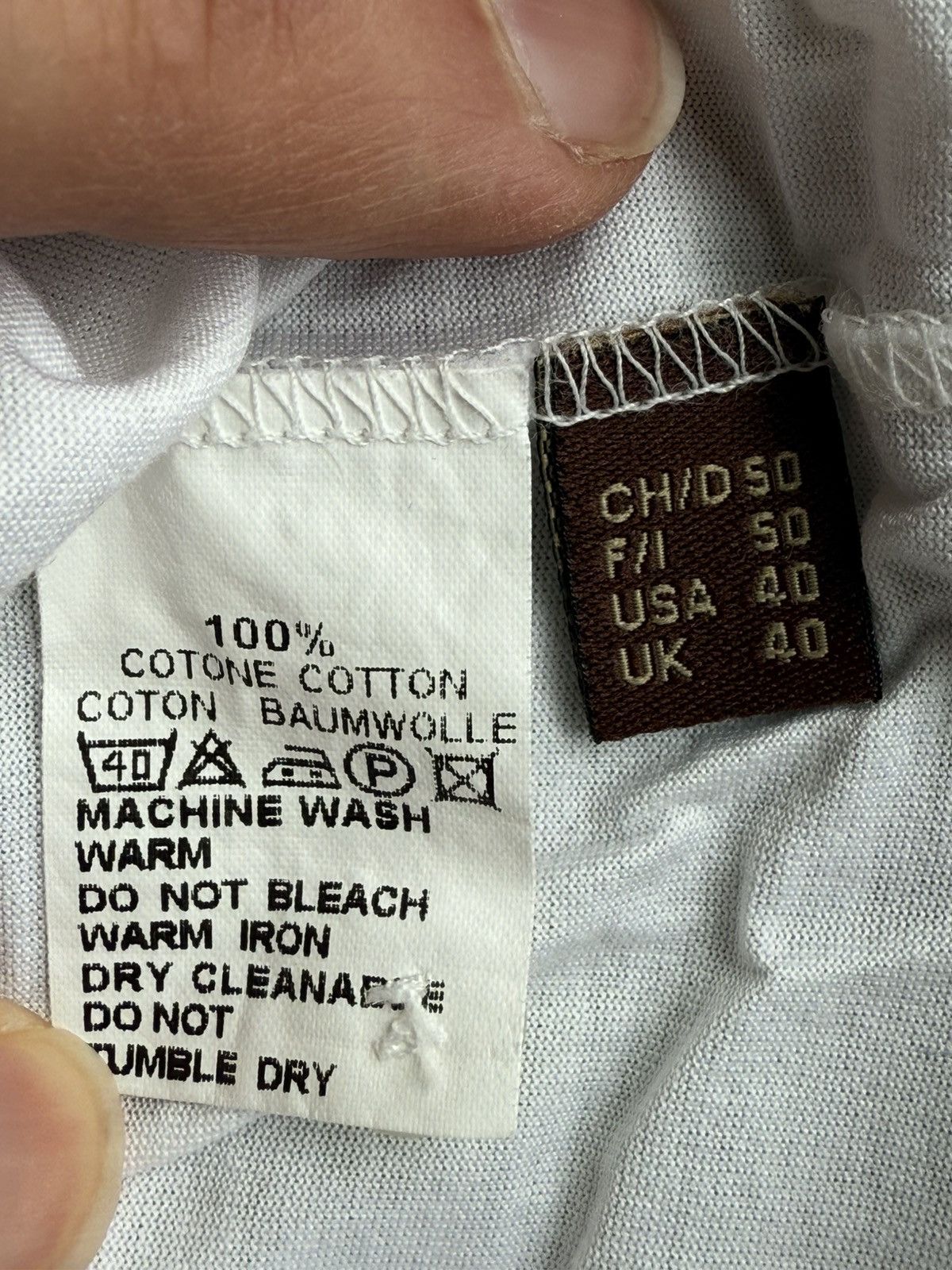 Bally Bally white polo 40/50 Size US M / EU 48-50 / 2 - 6 Thumbnail