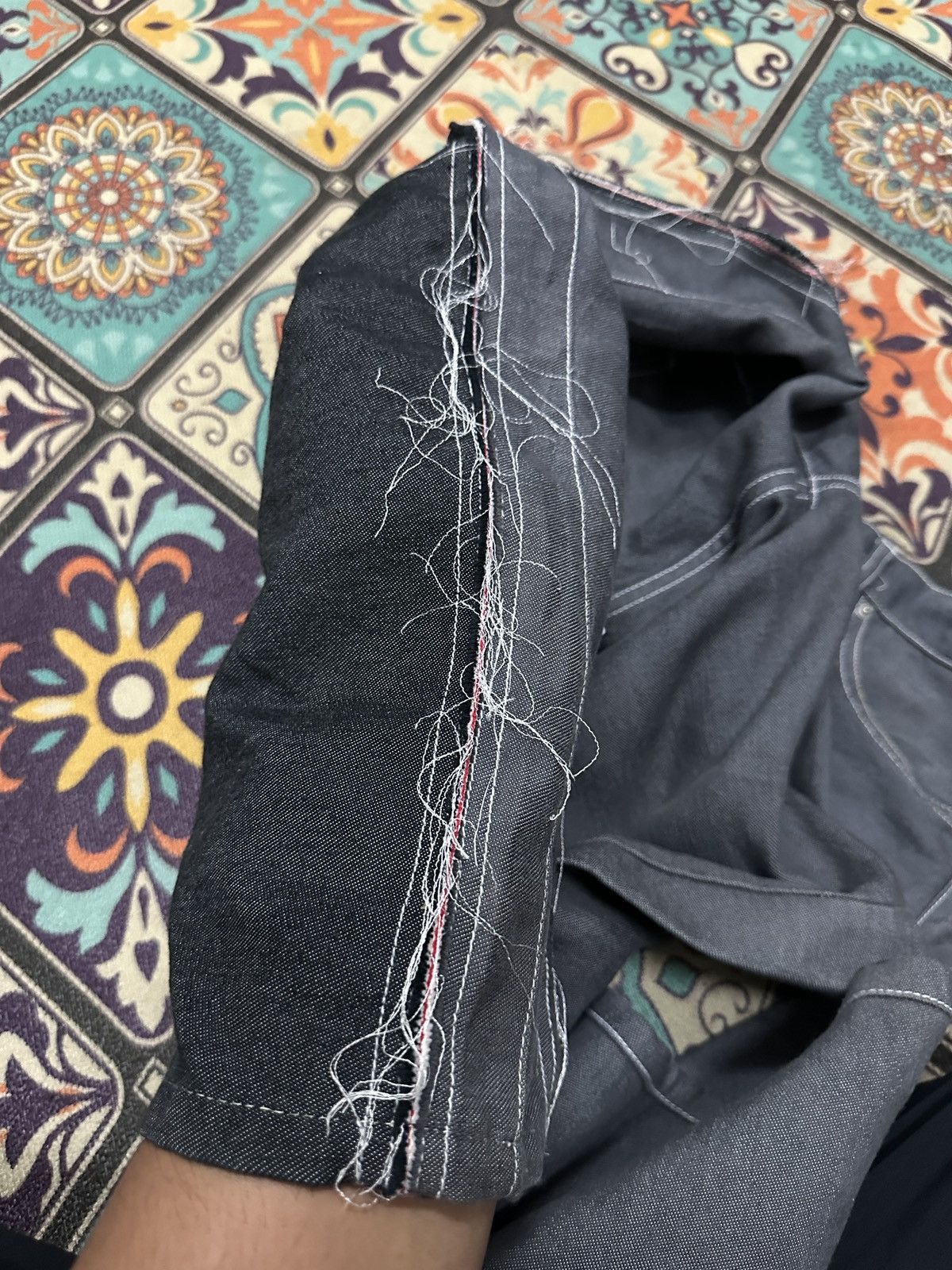 Comme des Garcons Homme Plus SS06 Comme des Garcons Reconstructed Hybrid Denim Pant Size US 30 / EU 46 - 10 Thumbnail