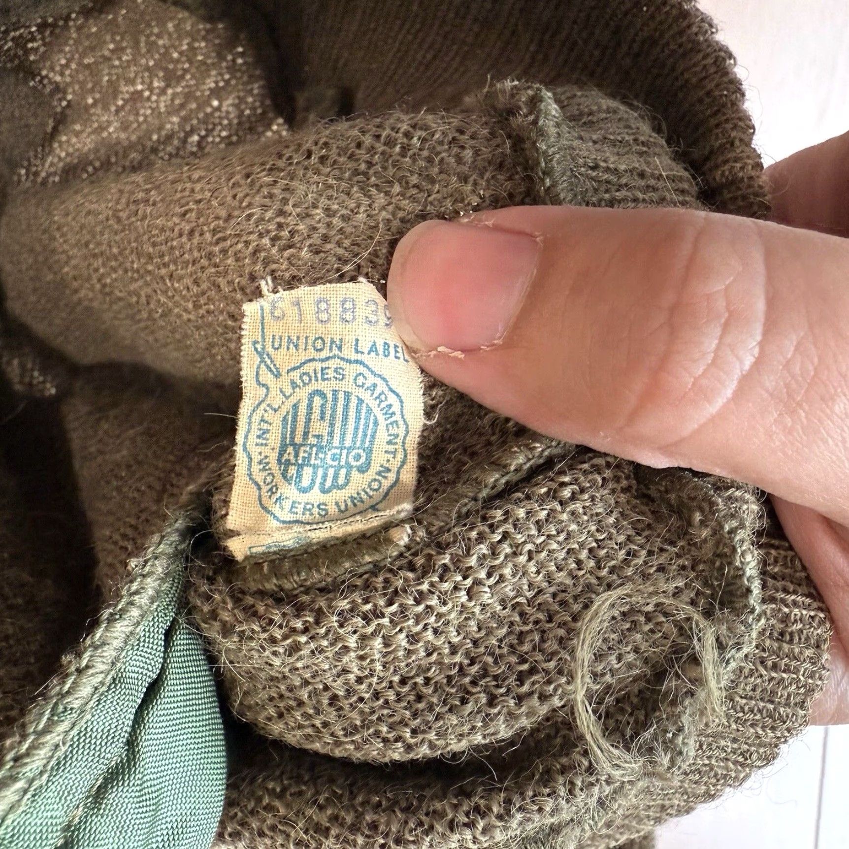 Vintage VINTAGE Cardigan Mens Wool Green S 70s USA Made Wool Cobain Long Sleeve Size US S / EU 44-46 / 1 - 7 Thumbnail