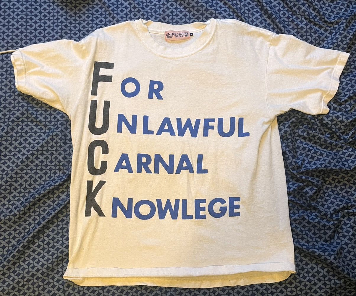 Undercover 1994 Undercover Handprinted F.U.C.K Tee Size US M / EU 48-50 / 2 - 1 Thumbnail